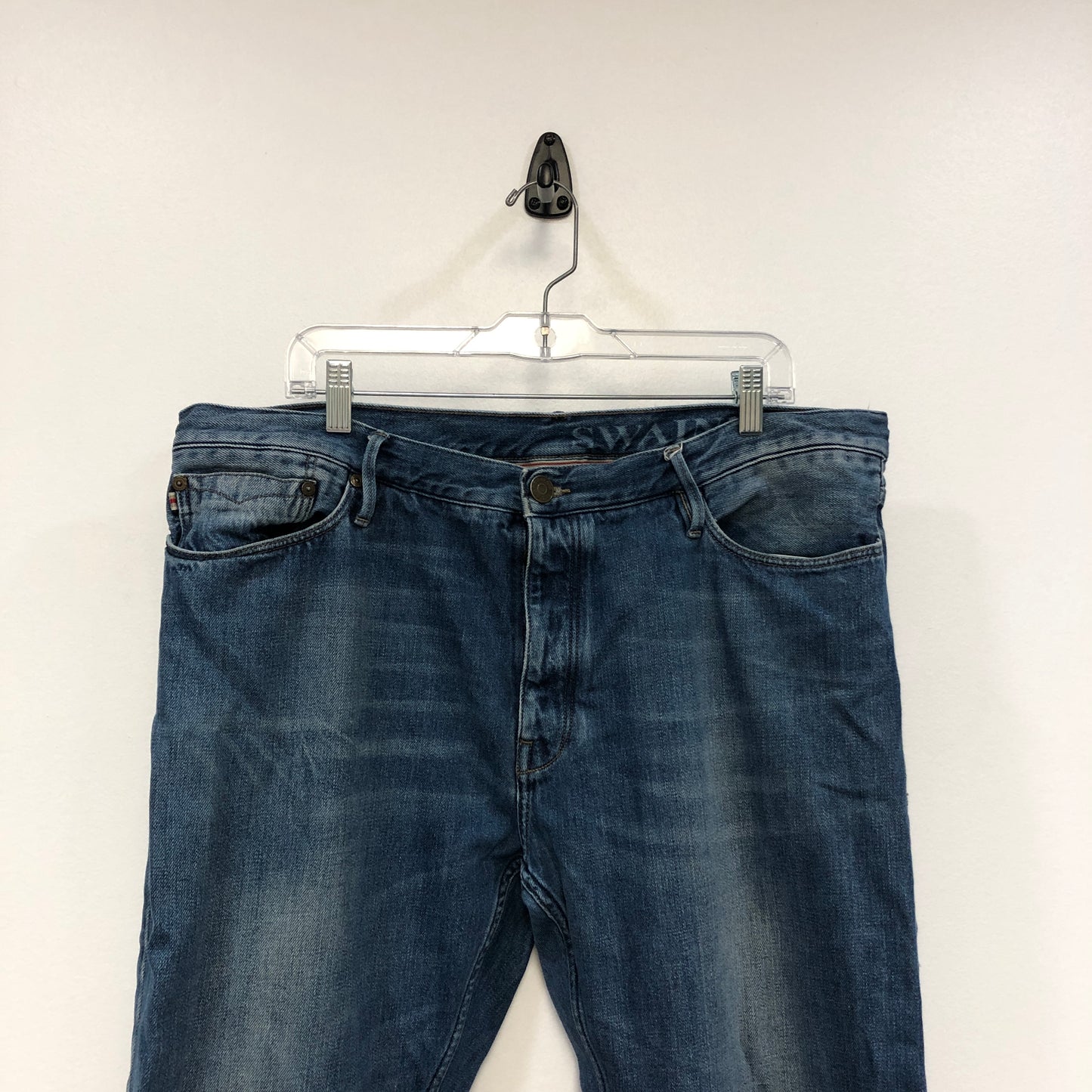 Burberry Blue Straight Leg Denim Jeans 38W 32L