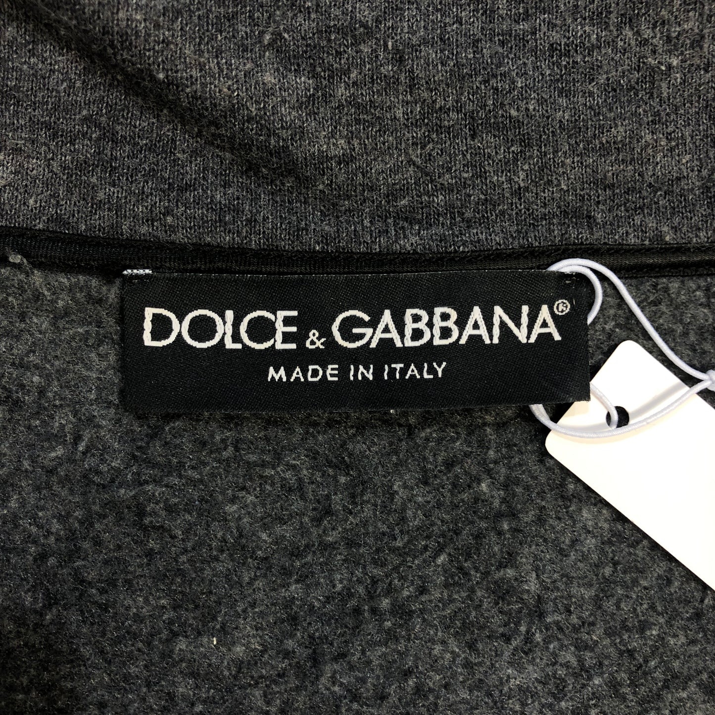 Dolce & Gabbana Grey Quarter Zip Sweatshirt Size 44