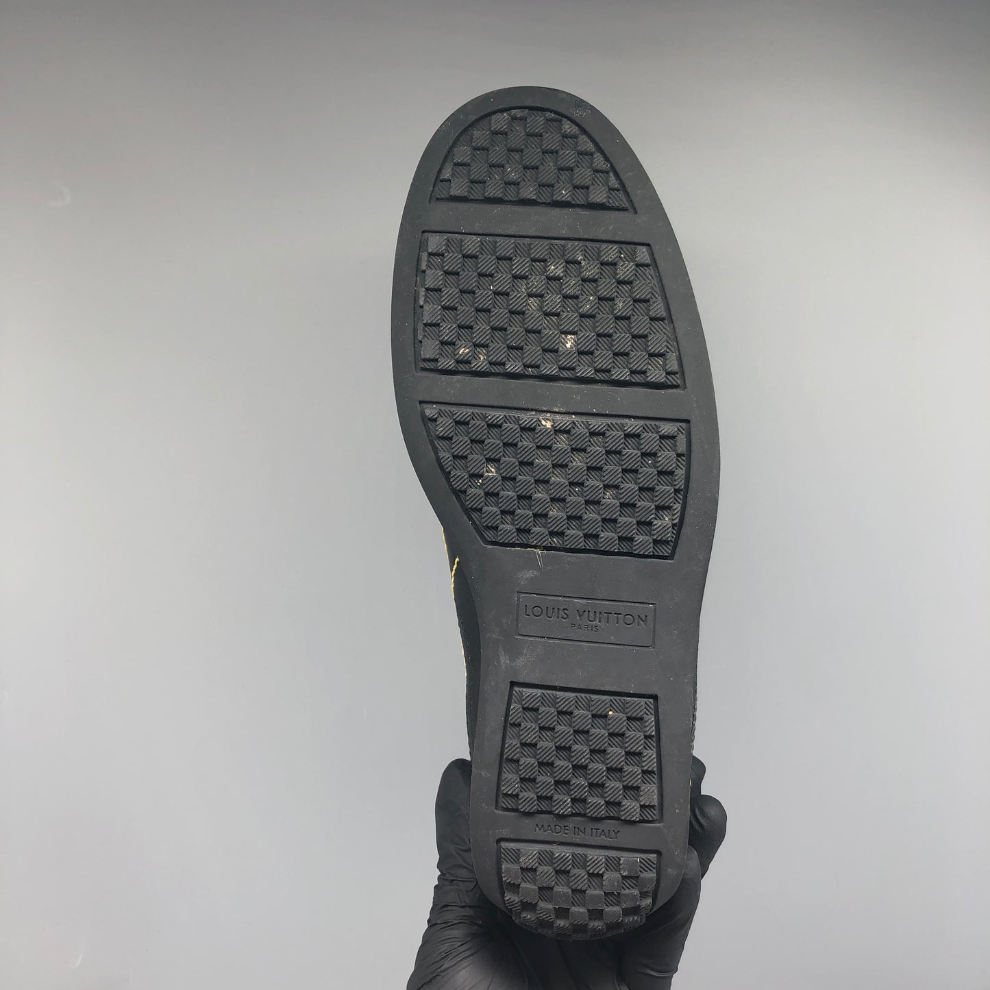 Louis Vuitton Black Multicolor Monogram Sneakers Size 36.5