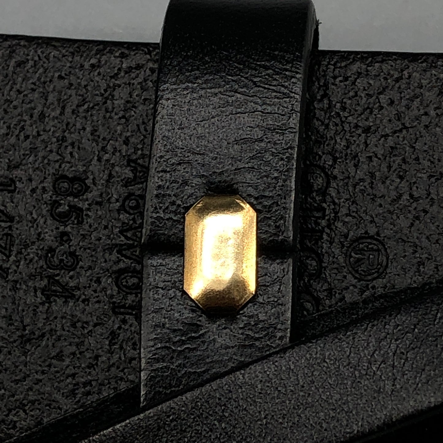Gucci Beaded Interlocking GG Black Leather Belt Size 85cm