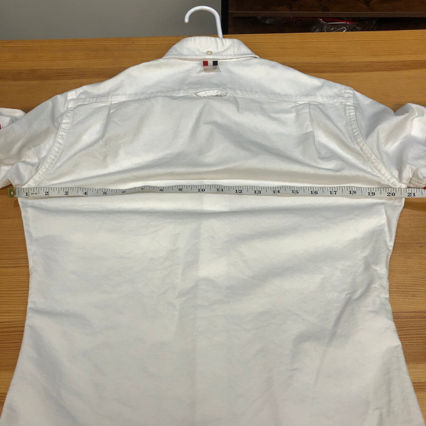 Thom Browne White Classic Button-Down Shirt Size 1