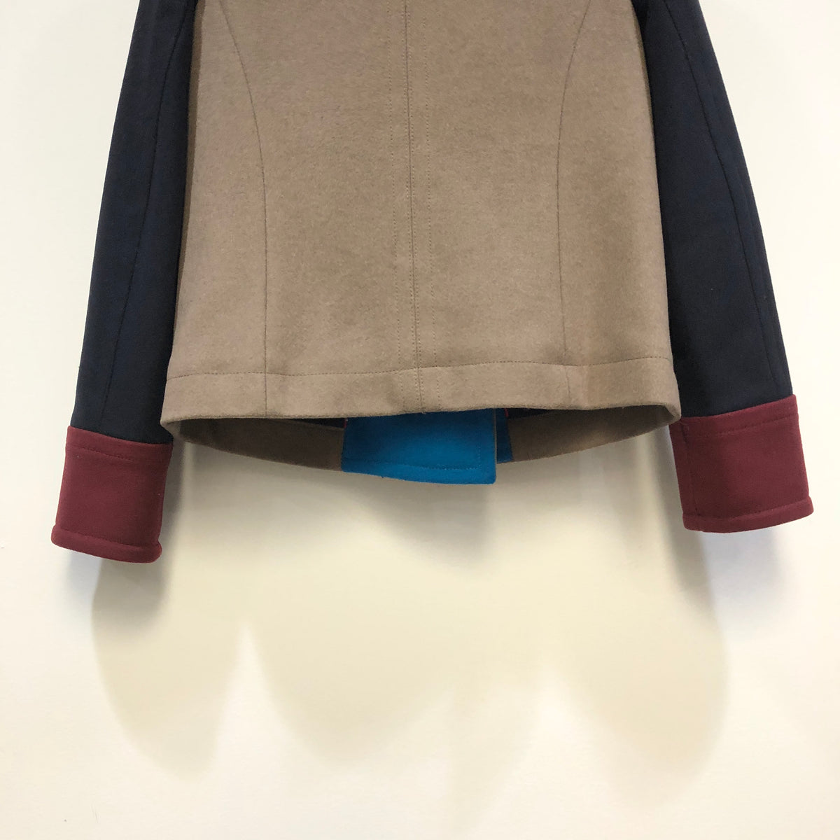 Marc Jacobs Multi‑Color Colorblock Double Breasted Jacket Size 4