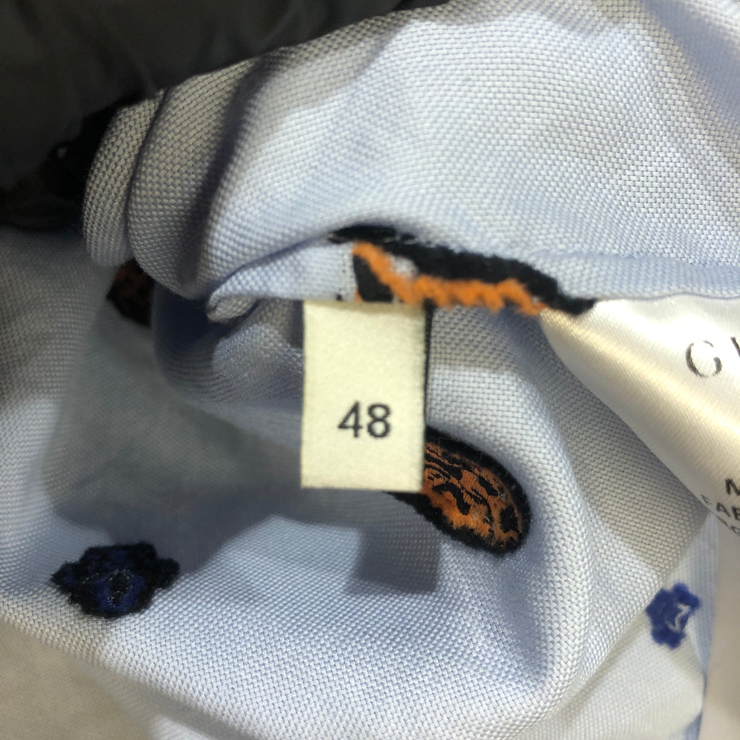 Gucci Tiger Head Print Bowling Shirt Size 48 Light Lavender
