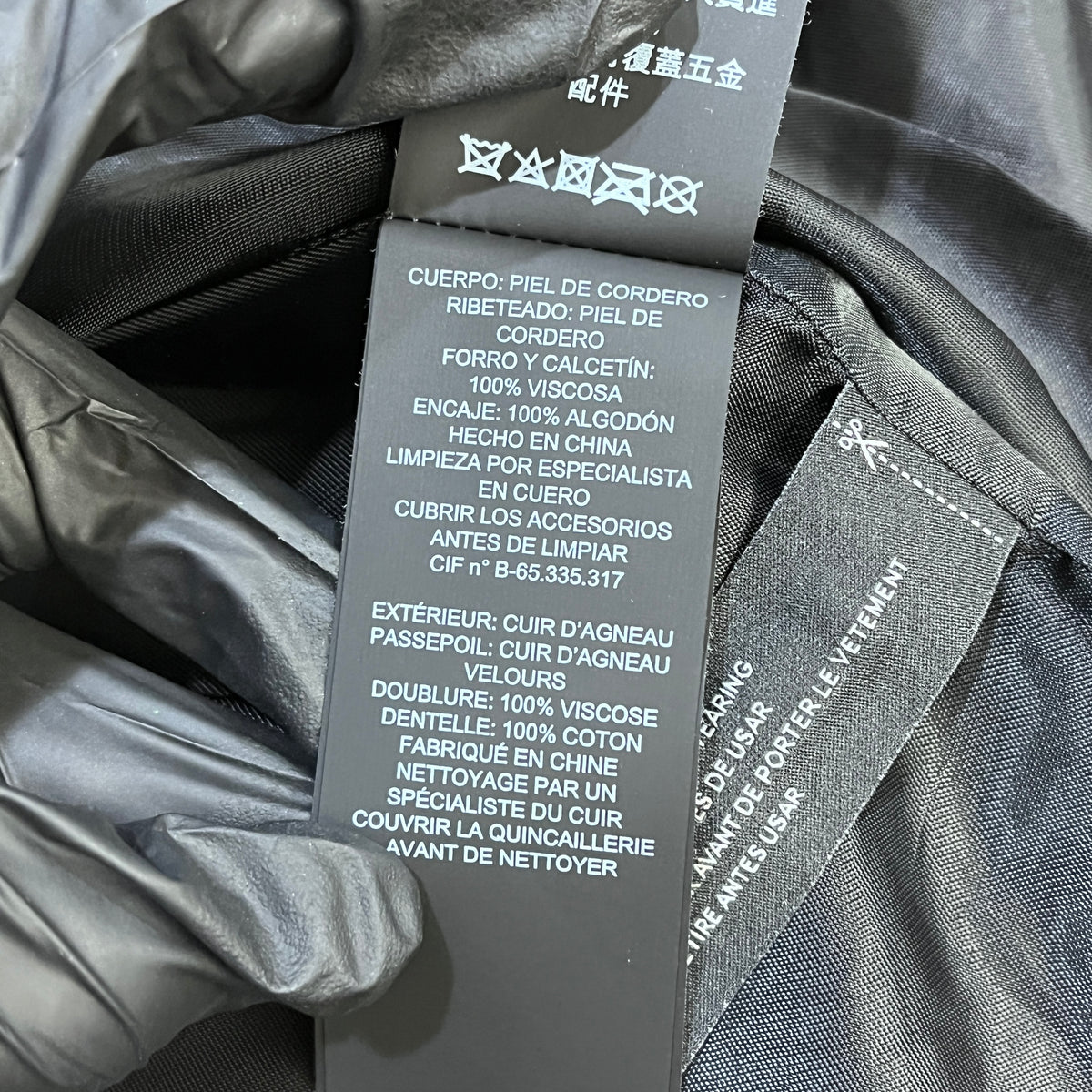 Coach Black Leather Moto Jacket US size 4