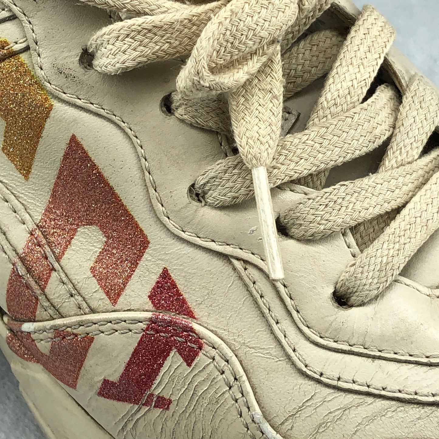 Gucci Cream Rhyton Sneakers Size 35.5
