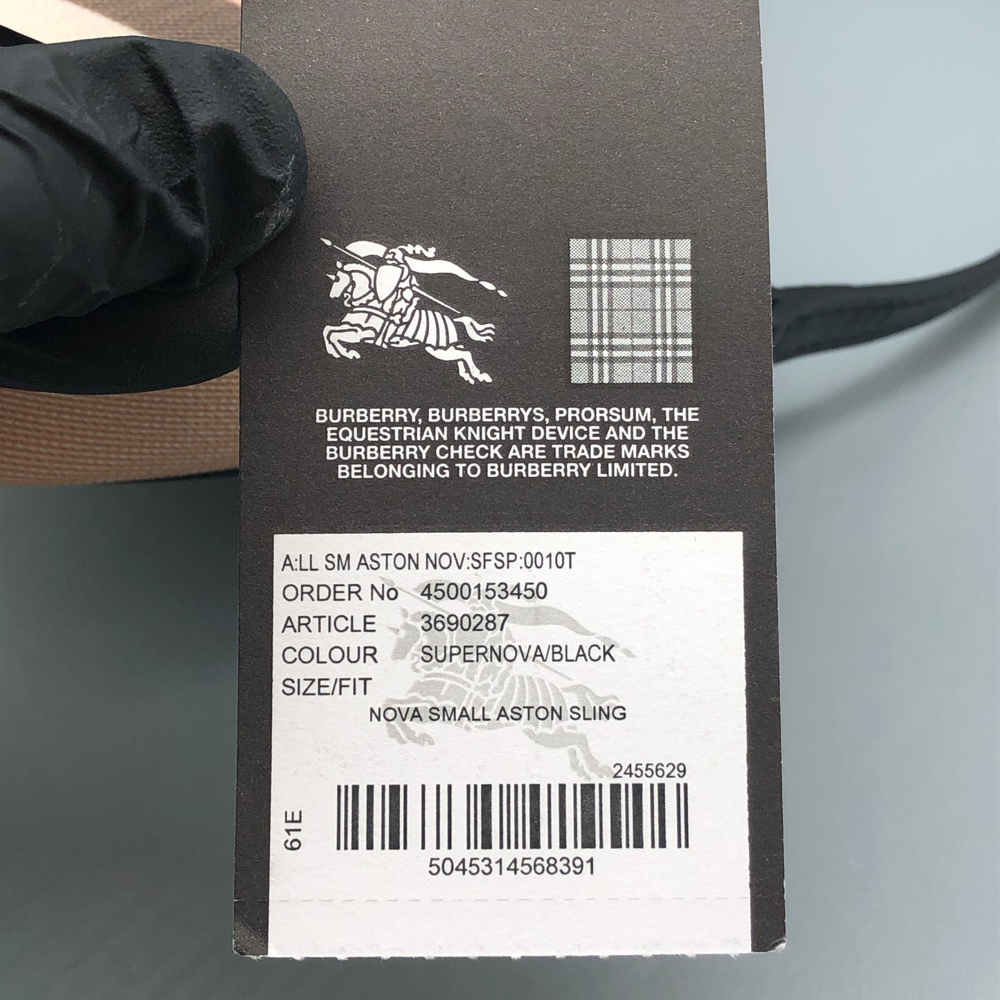 Burberry Nova Check Beige Shoulder Bag