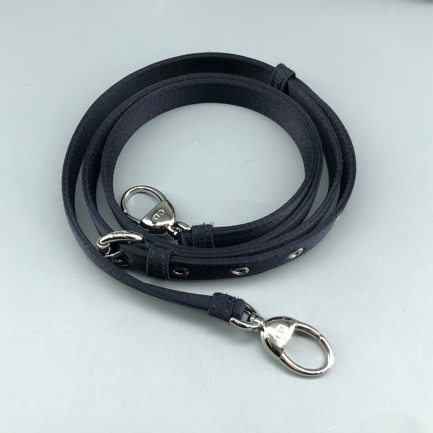 Christian Dior Lady Dior Mini Navy Cannage Satin with Crystals