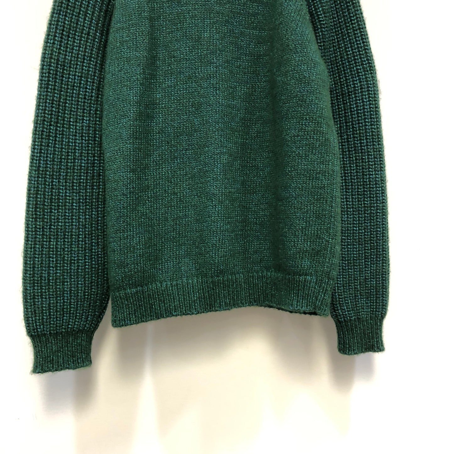 Paul Smith Dark Green Crew Neck Knit Sweater Size S