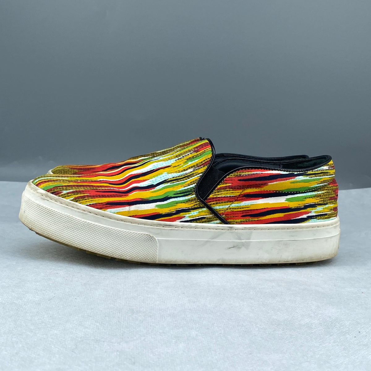 Celine Multicolor Printed Slip‑On Women's Shoes Size 35.5