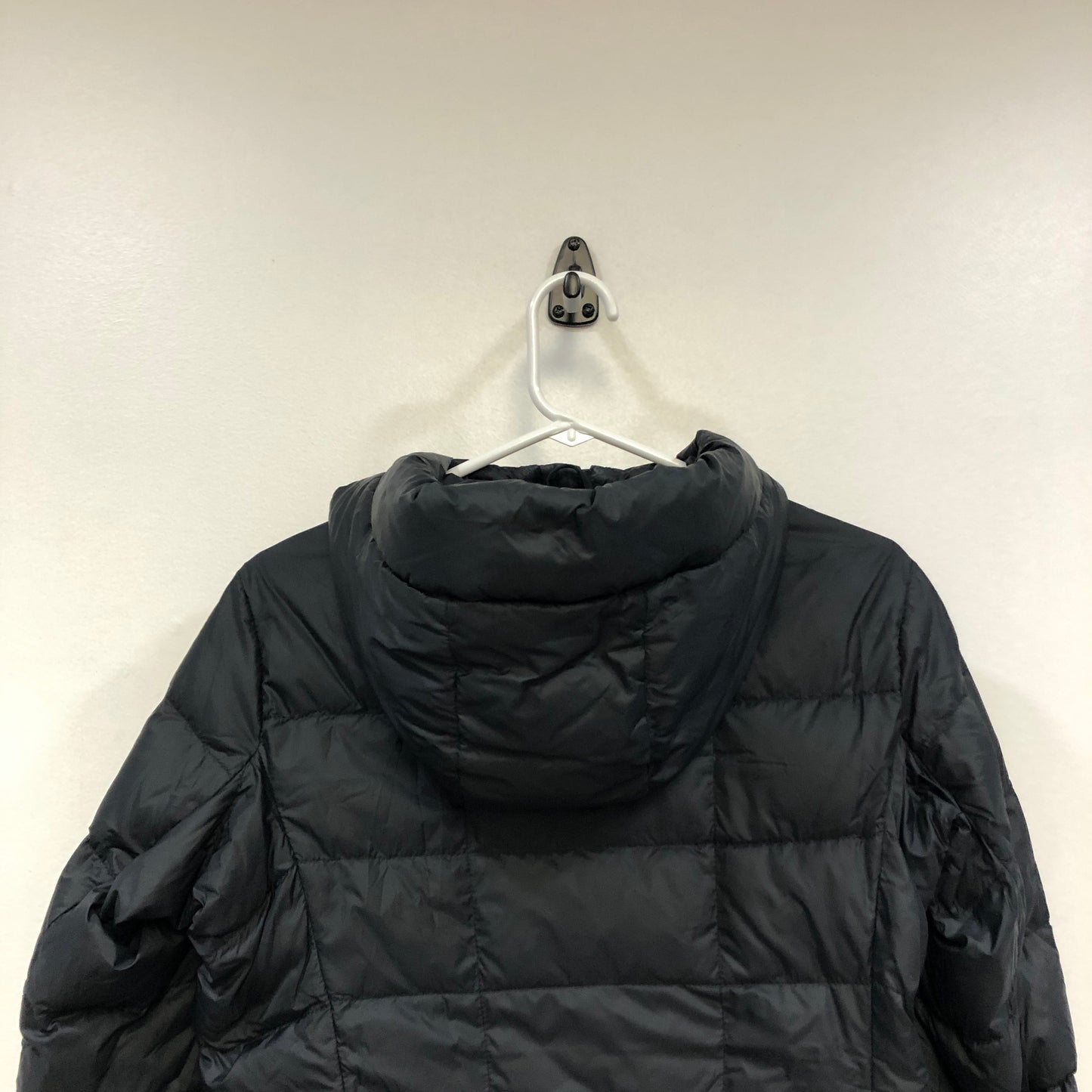 Canada Goose Black P2P 19.5in Hooded Light Down Jacket Size M
