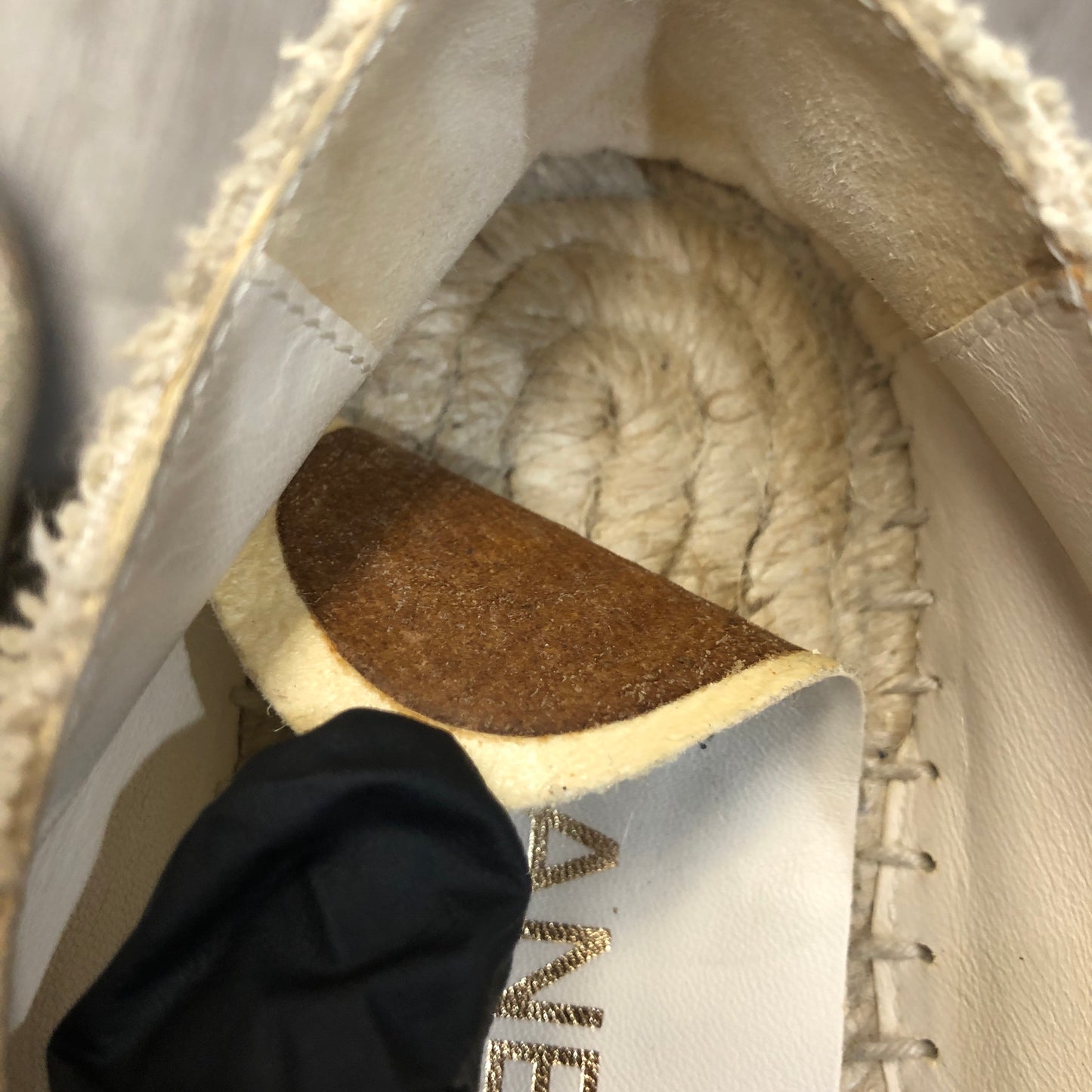 Chanel Women's Espadrilles Size 35C Cream/Pink