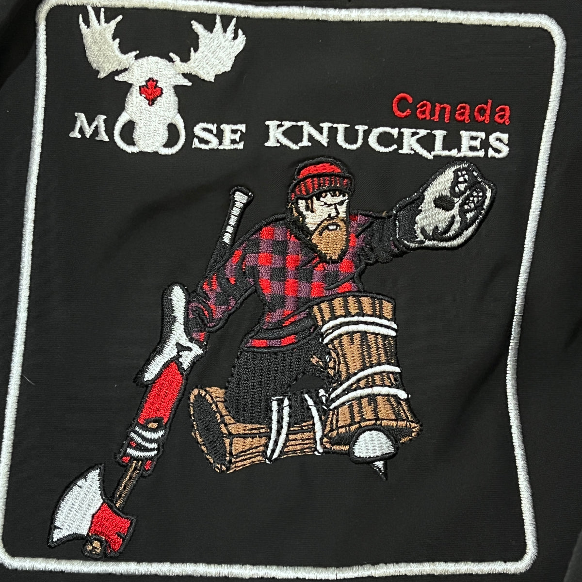 Moose Knuckle Black Parka  Size  S