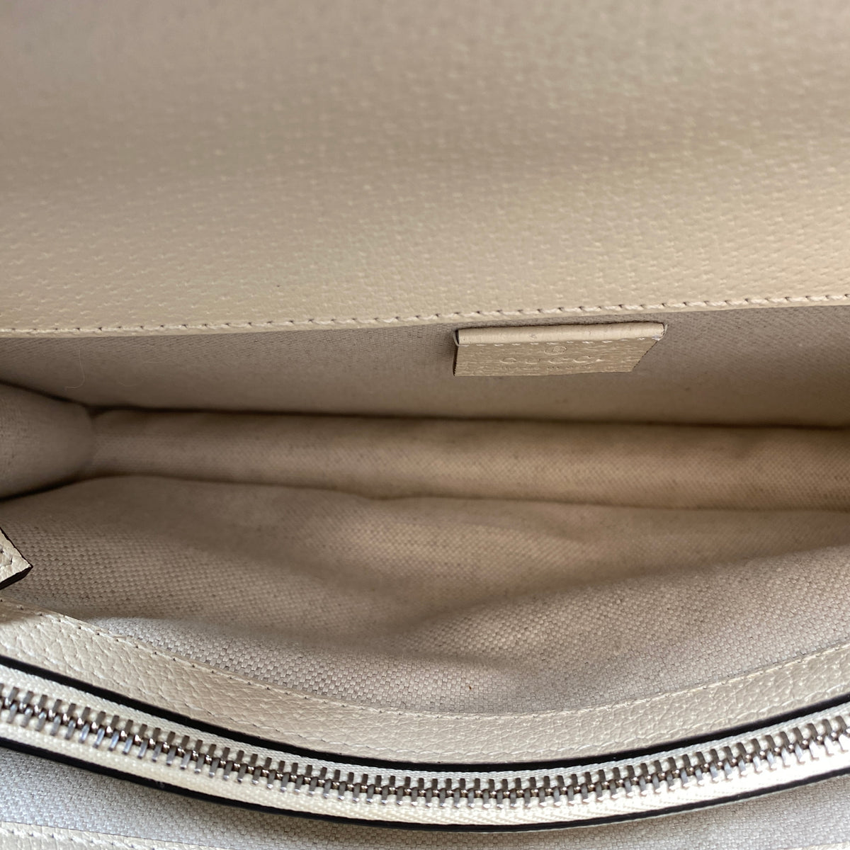 Gucci Medium Dionysus Shoulder Bag Cream Leather