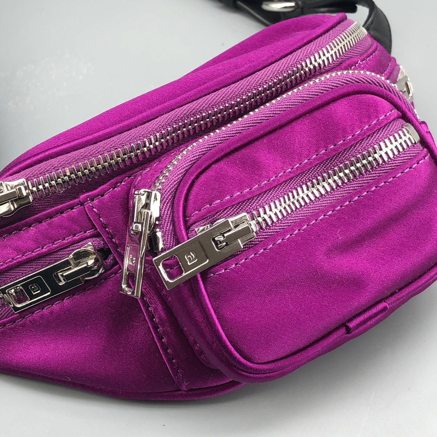 Alexander Wang Fuchsia Satin Waist Crossbody Bag
