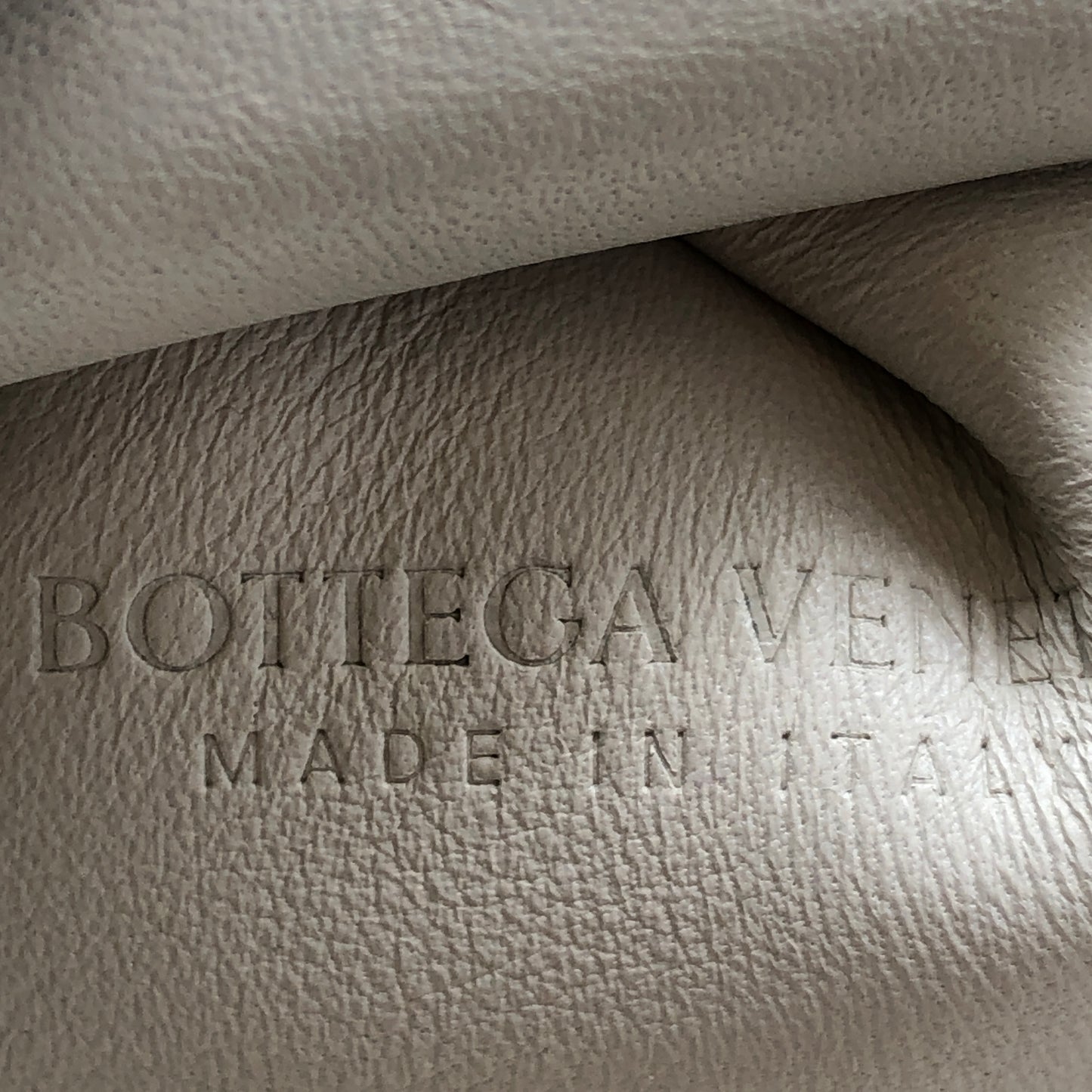 Bottega Veneta Medium Pouch Clutch Bag Cream