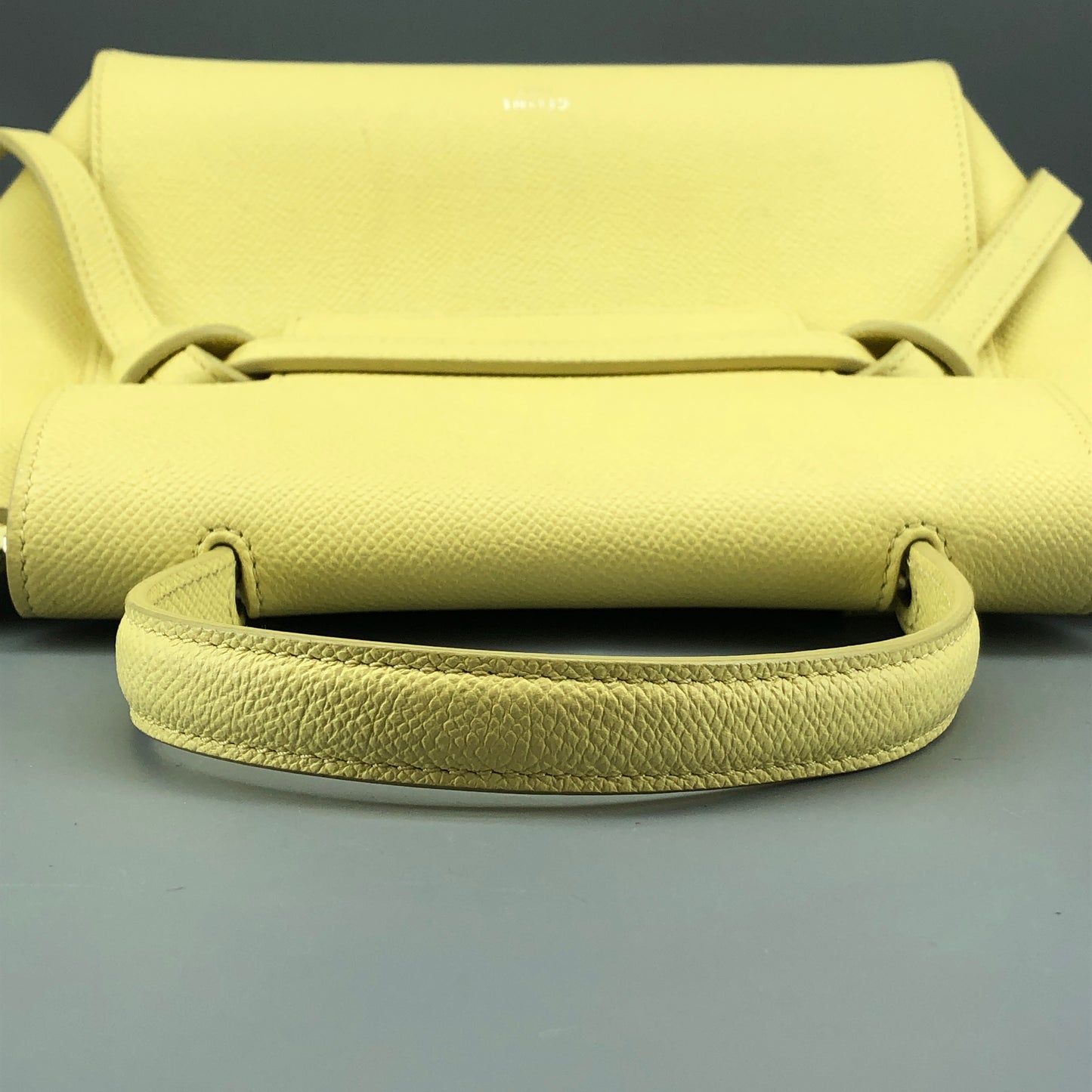 Celine Nano Belt Bag Leather Handbag Light Yellow