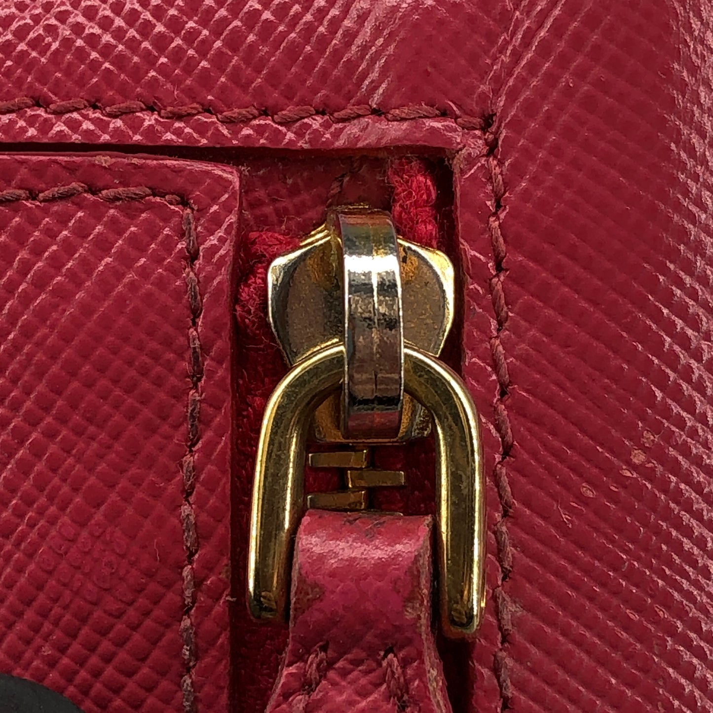 Prada Hot Pink Saffiano Leather Long Wallet