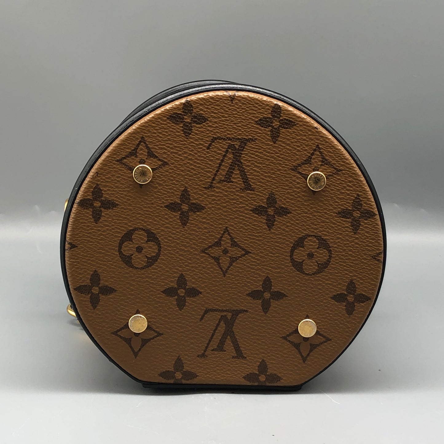 Louis Vuitton Cannes Monogram Canvas Bucket Bag Brown