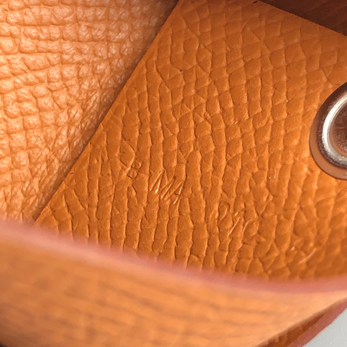 Hermes 2023 Caramel Calvi Card Holder