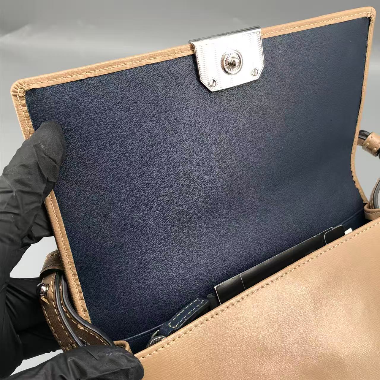 Emporio Armani Mini-Bag in a Salmon Color with a Shoulder Strap