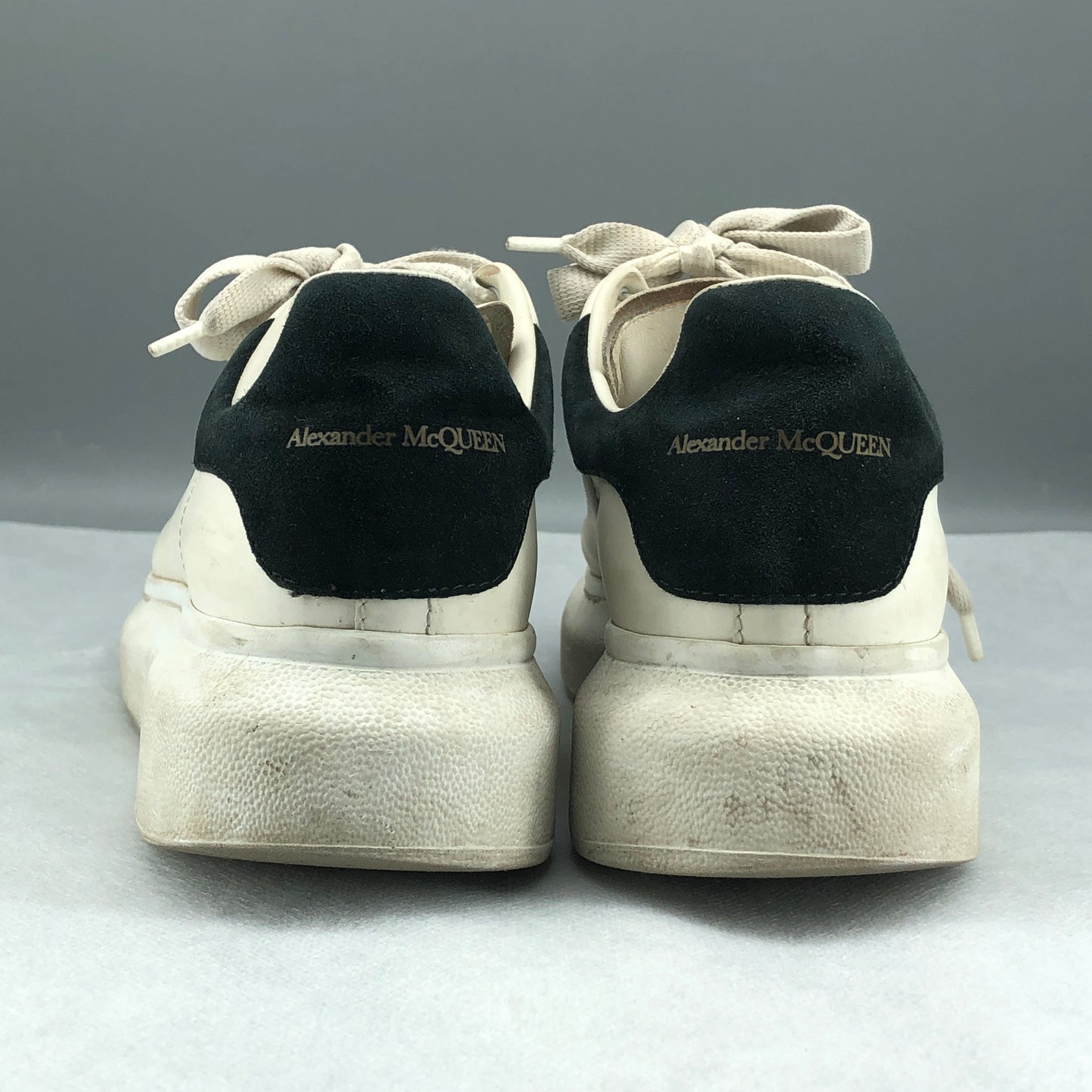 Alexander McQueen Oversized Sneakers Size 36.5 Black/White