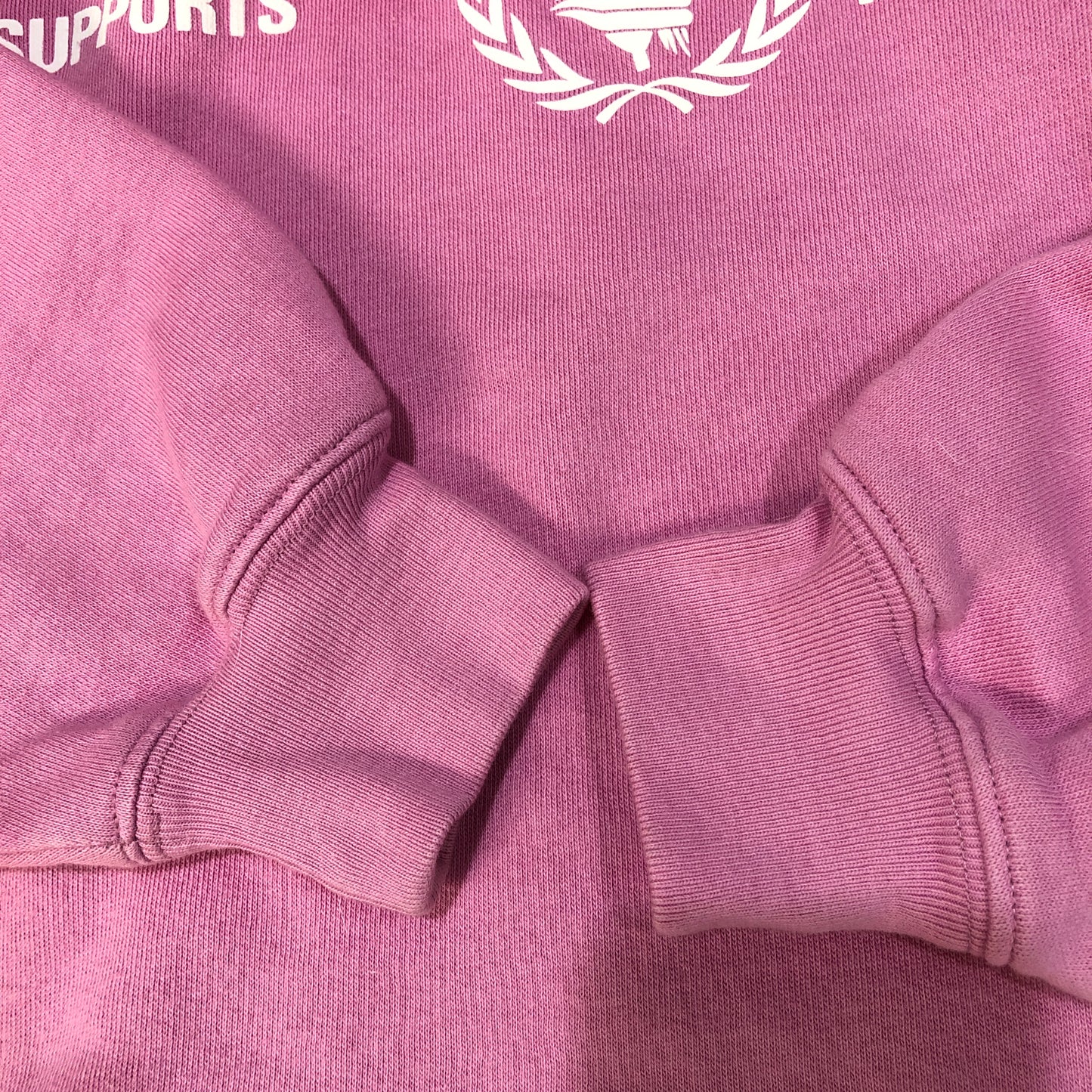Balenciaga Pink Crest Logo Oversized Hoodie Size XS
