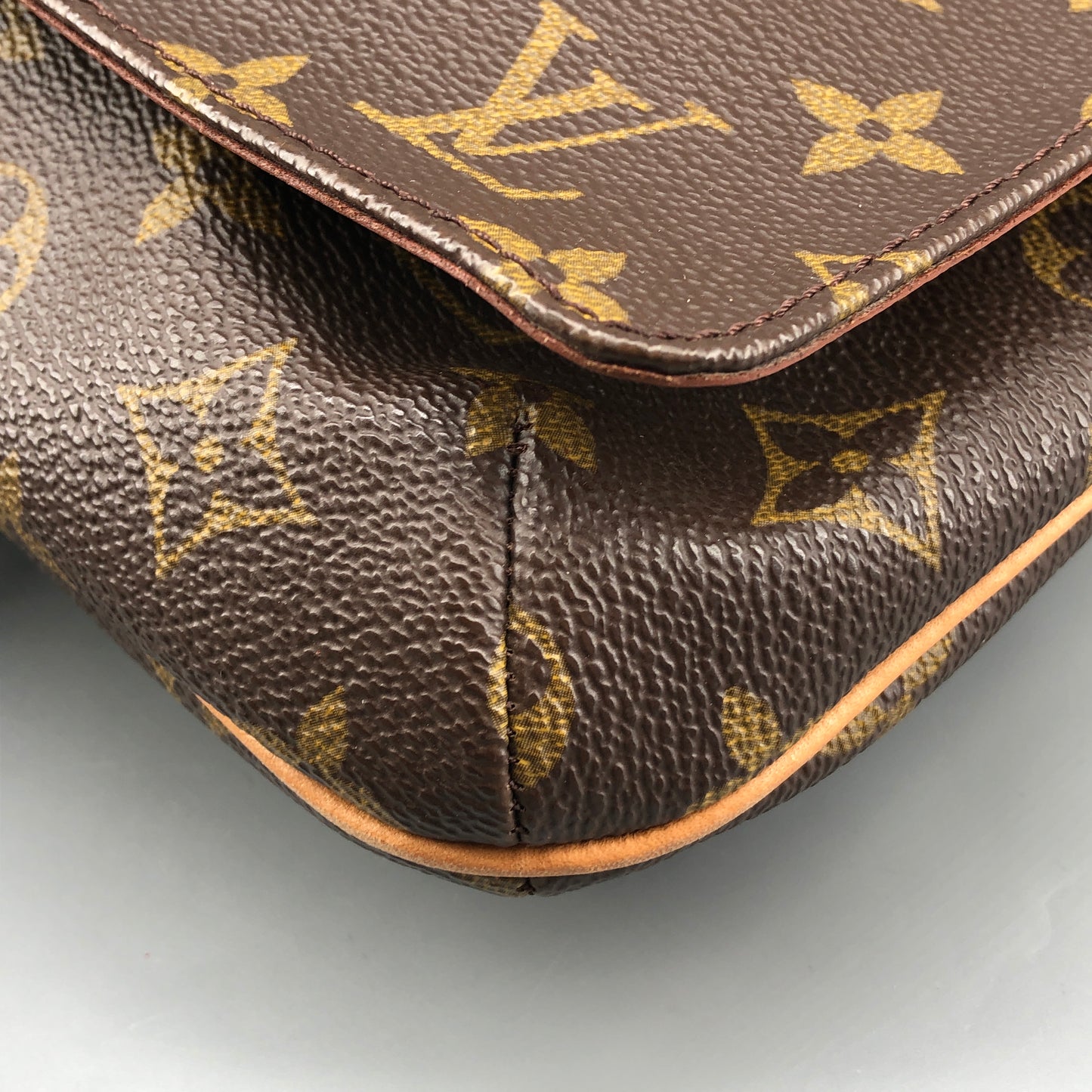 Louis Vuitton Monogram Musette Tango Crossbody Bag Brown