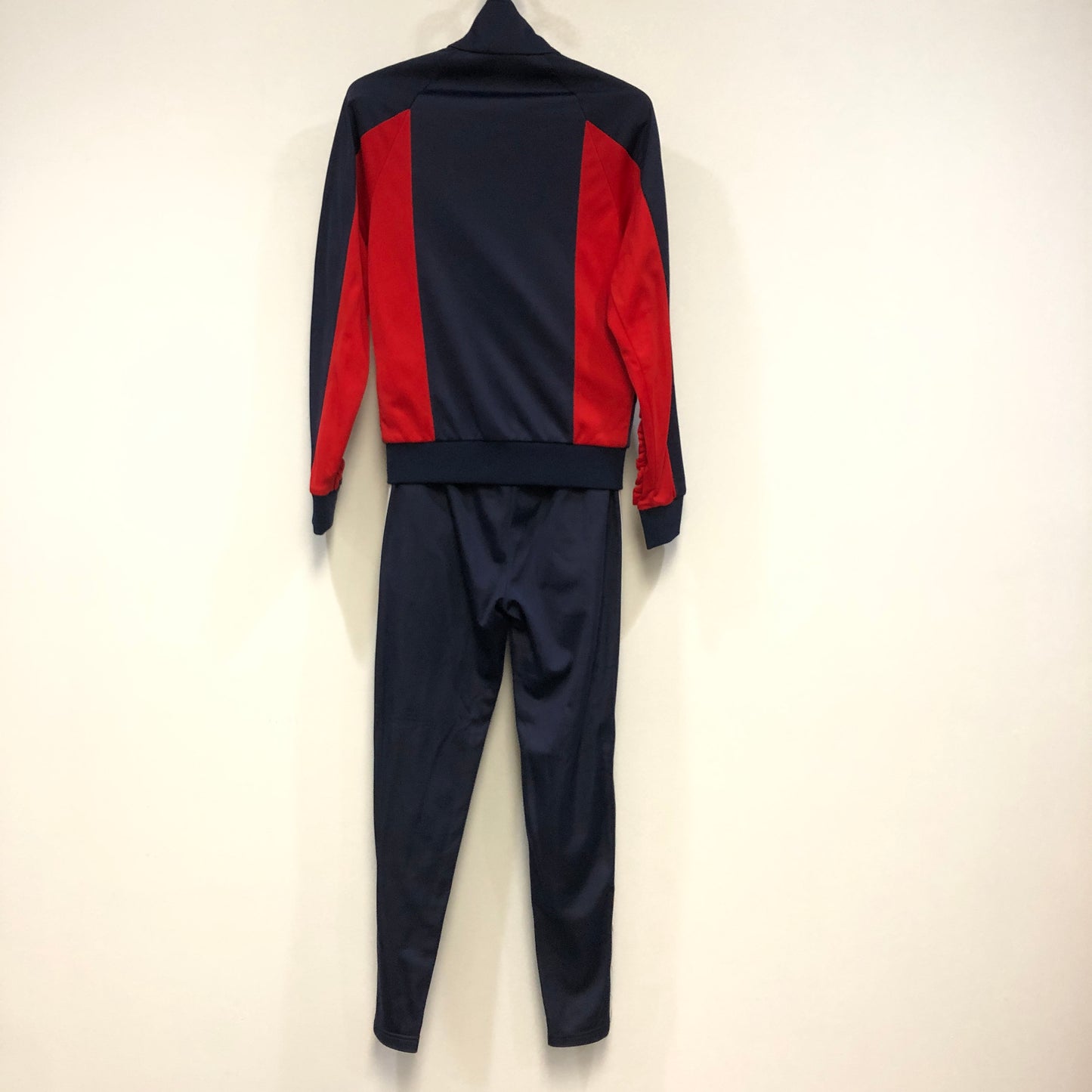 MSGM Navy Blue Colorblock Track Jacket & Pants Set