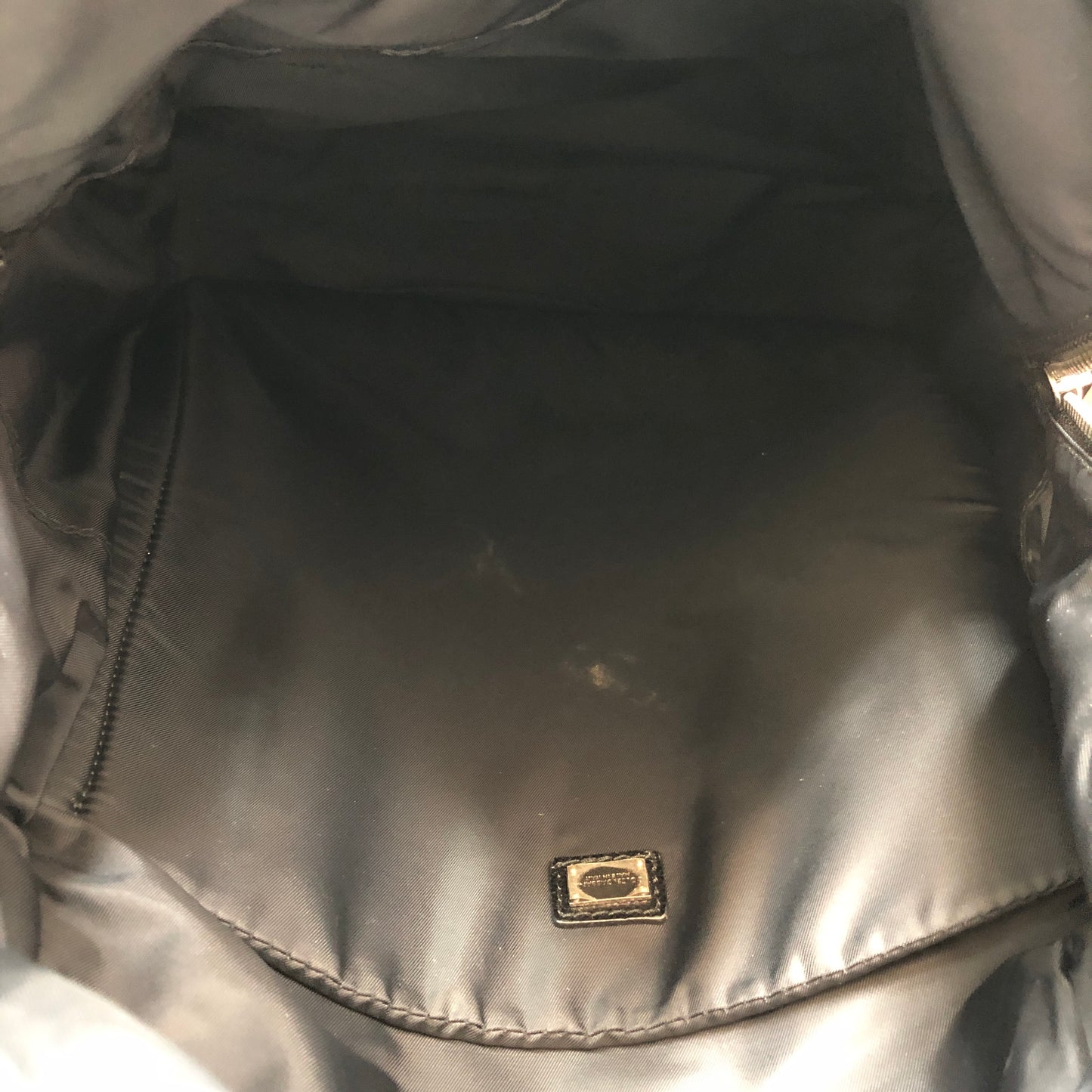 Dolce & Gabbana Gentleman Portrait Print Black Nylon Backpack