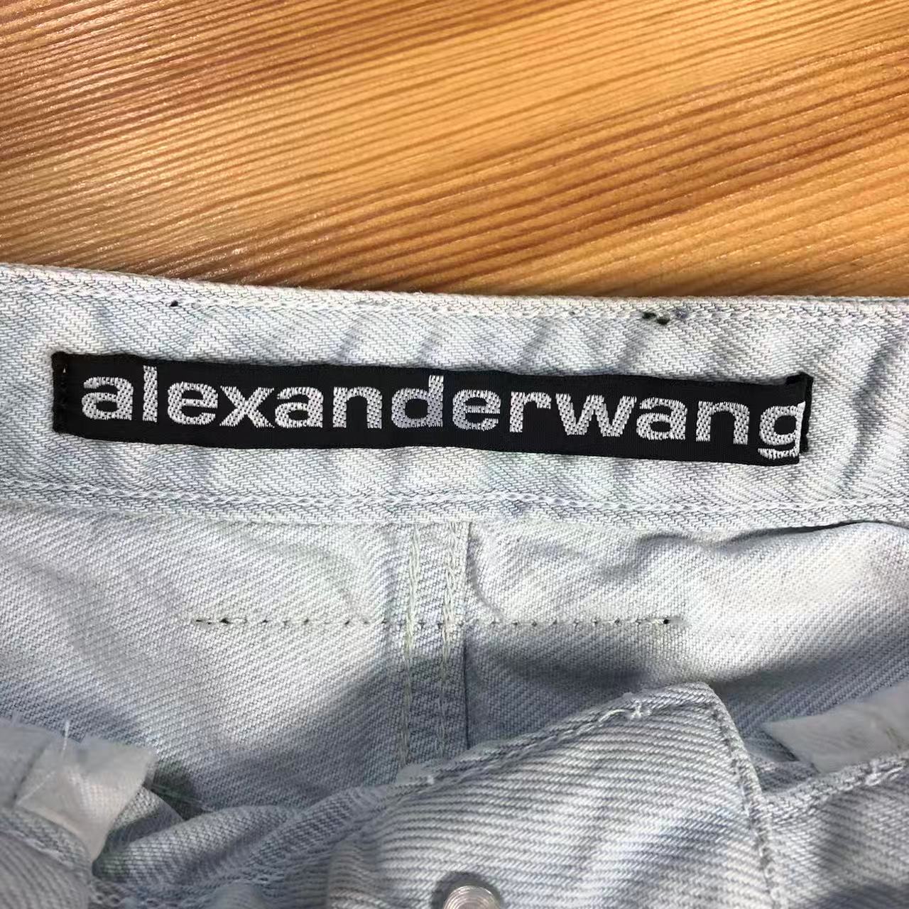 Alexander Wang Cutoff Distressed Denim Shorts – Size 25