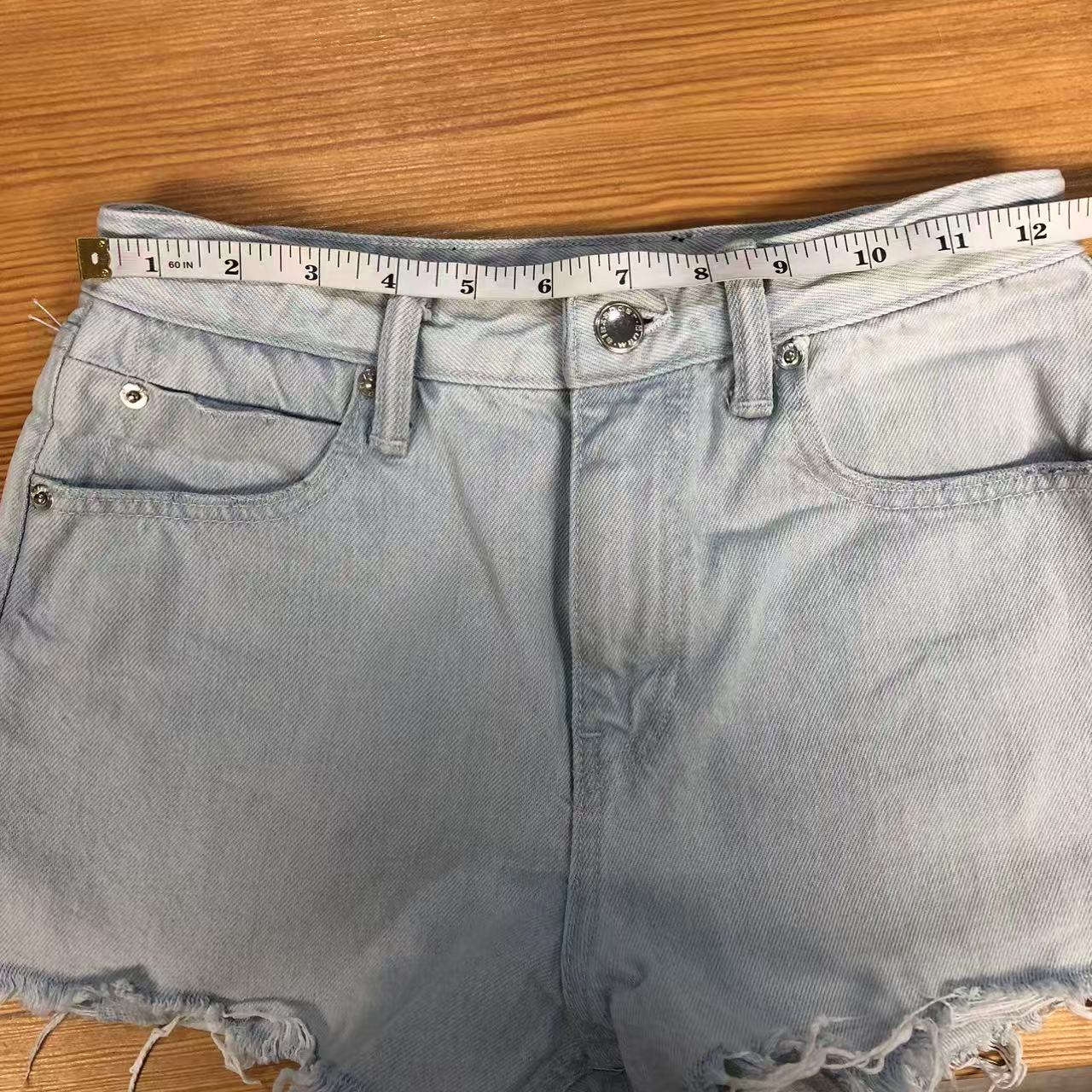 Alexander Wang Cutoff Distressed Denim Shorts – Size 25