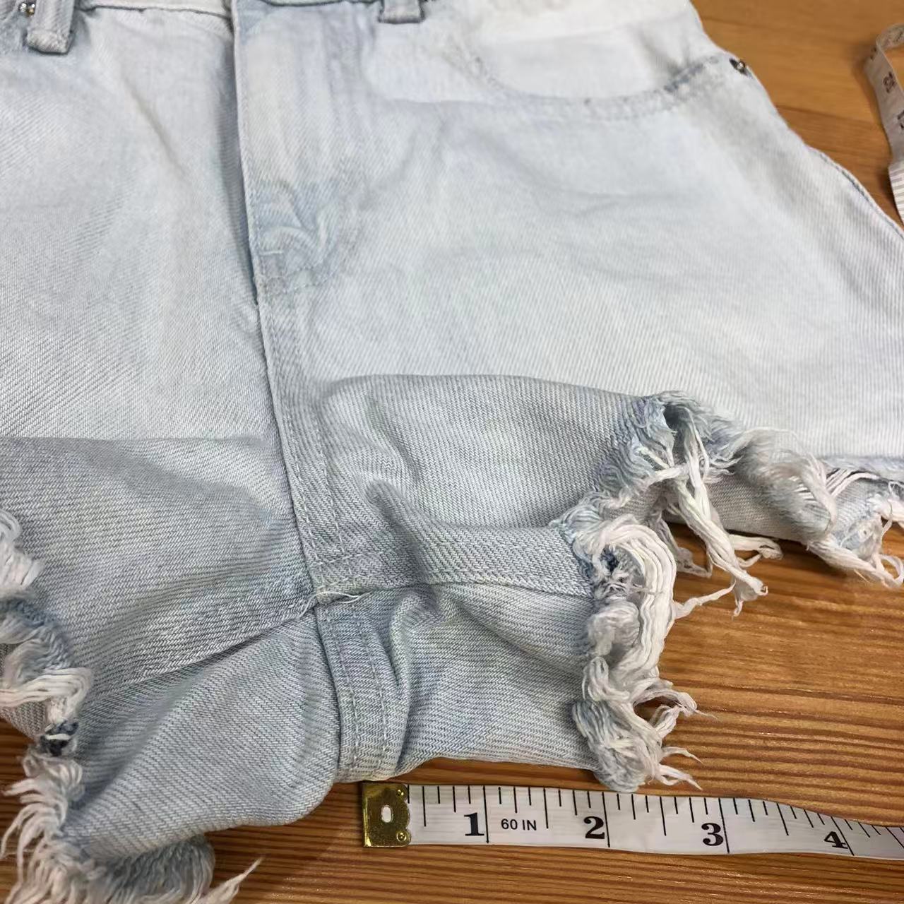 Alexander Wang Cutoff Distressed Denim Shorts – Size 25
