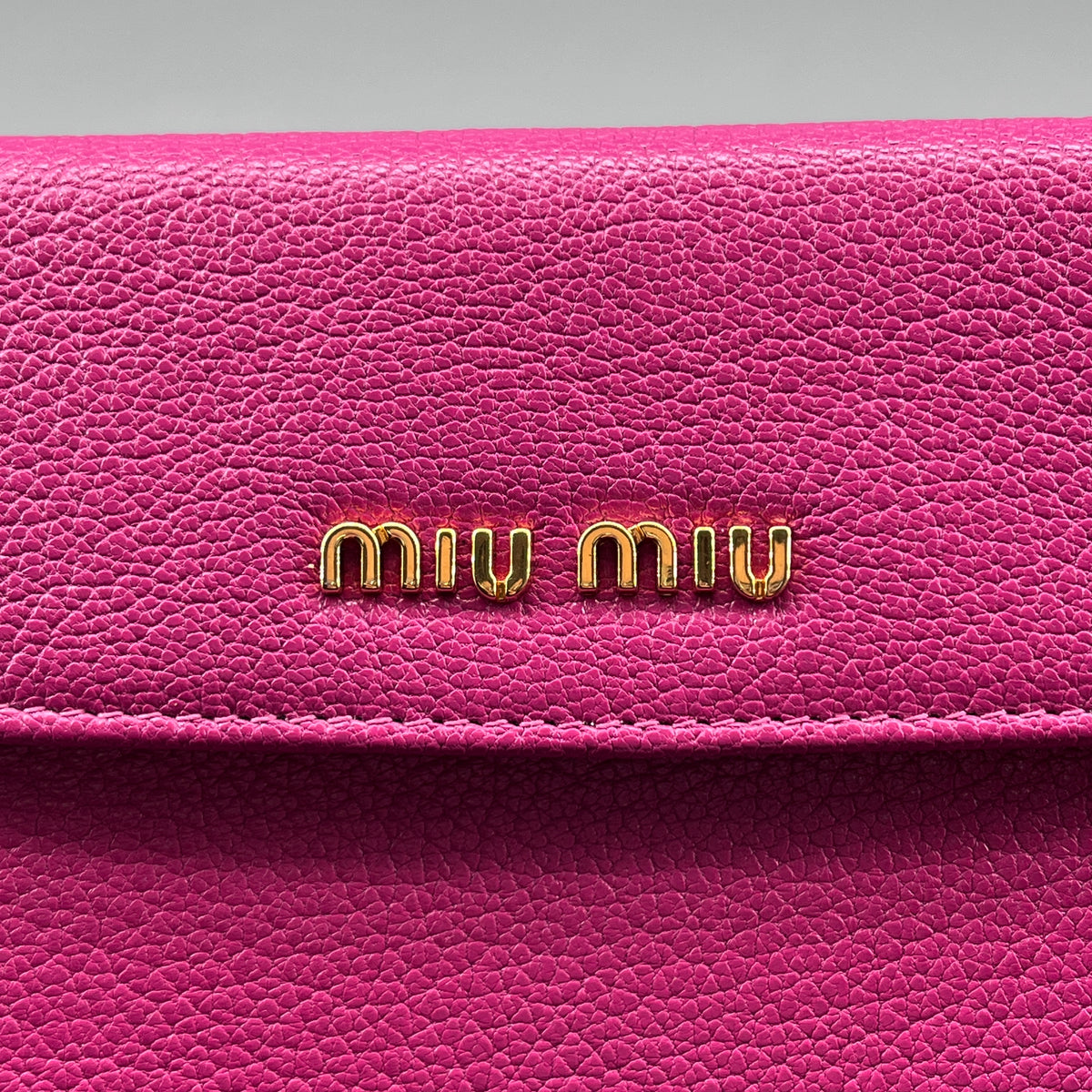 Miu Miu Hot Pink Long Wallet