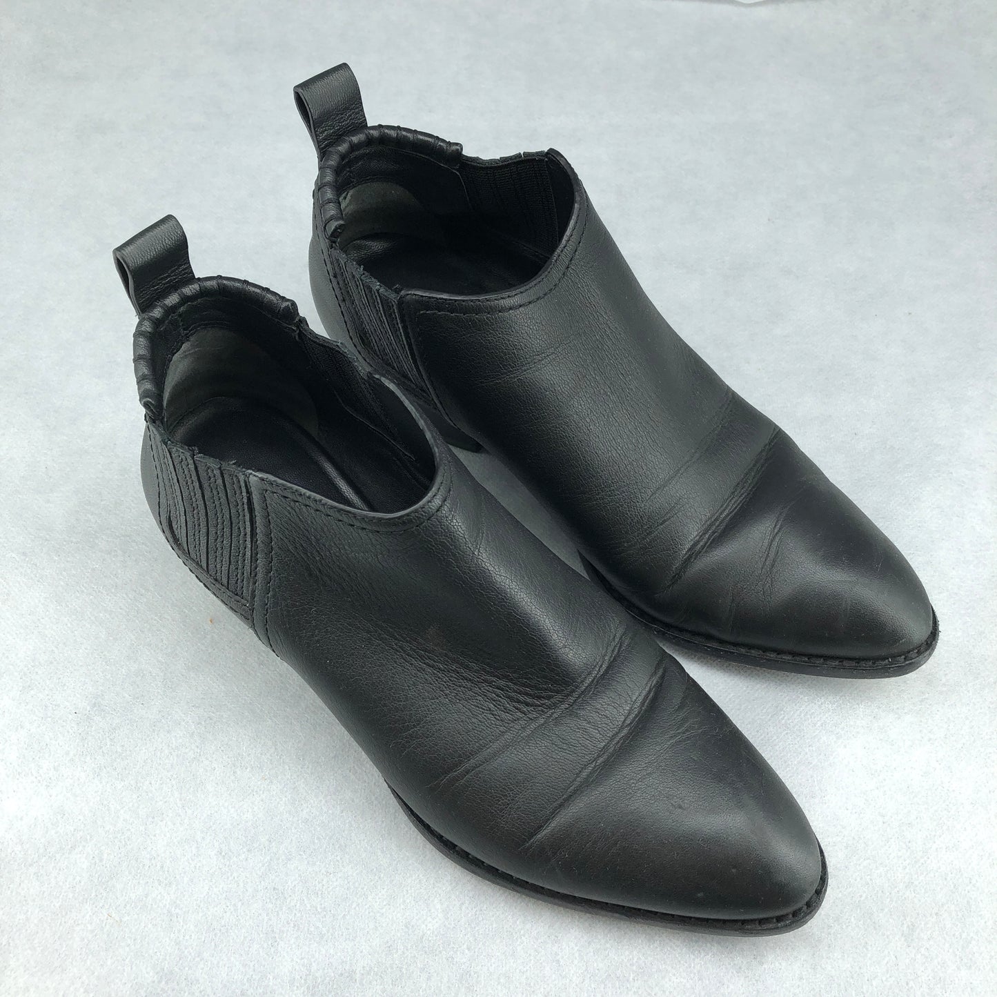 Alexander Wang Women's Kori Cutout Heel Ankle Boots 38 Black