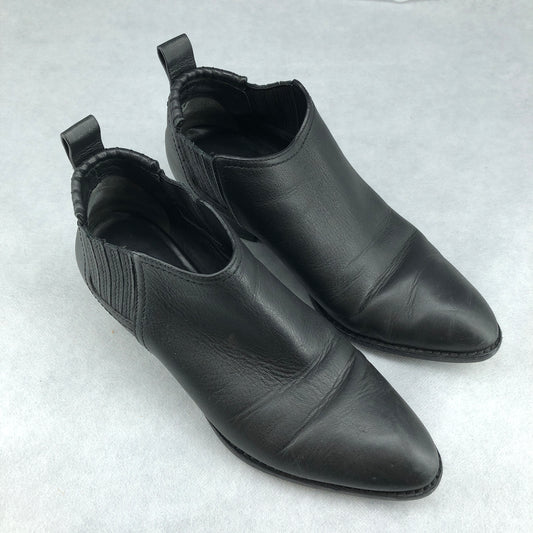 Alexander Wang Women's Kori Cutout Heel Ankle Boots 38 Black