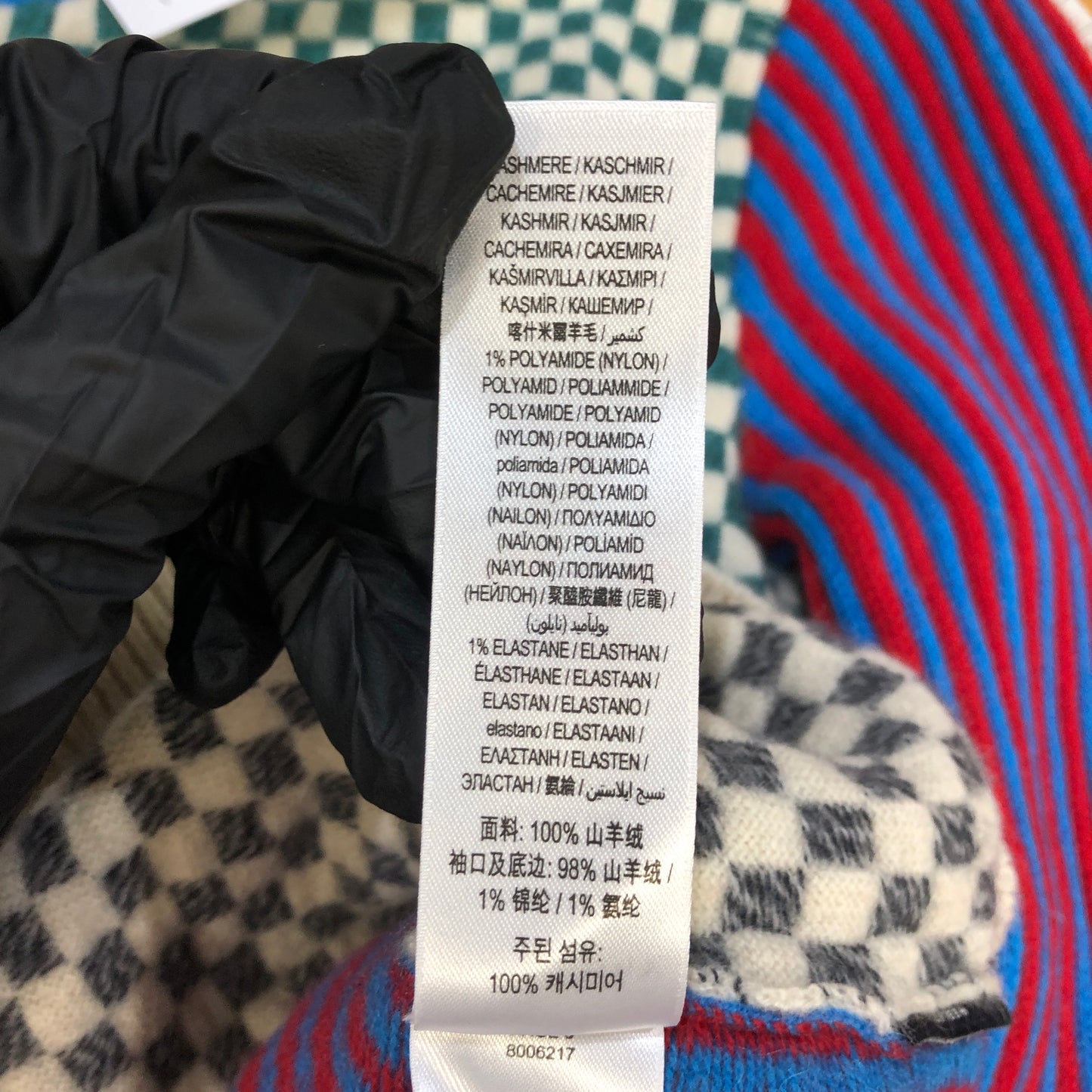 Burberry Multi-Color Check Knit Crew Neck Sweater Size 14Y (Fit Height 164cm)