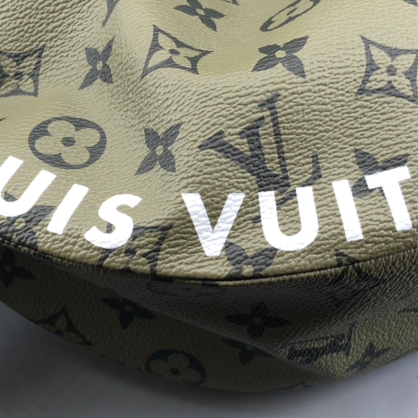 Louis Vuitton Monogram Hamac Bag Khaki Green Vermillion Red