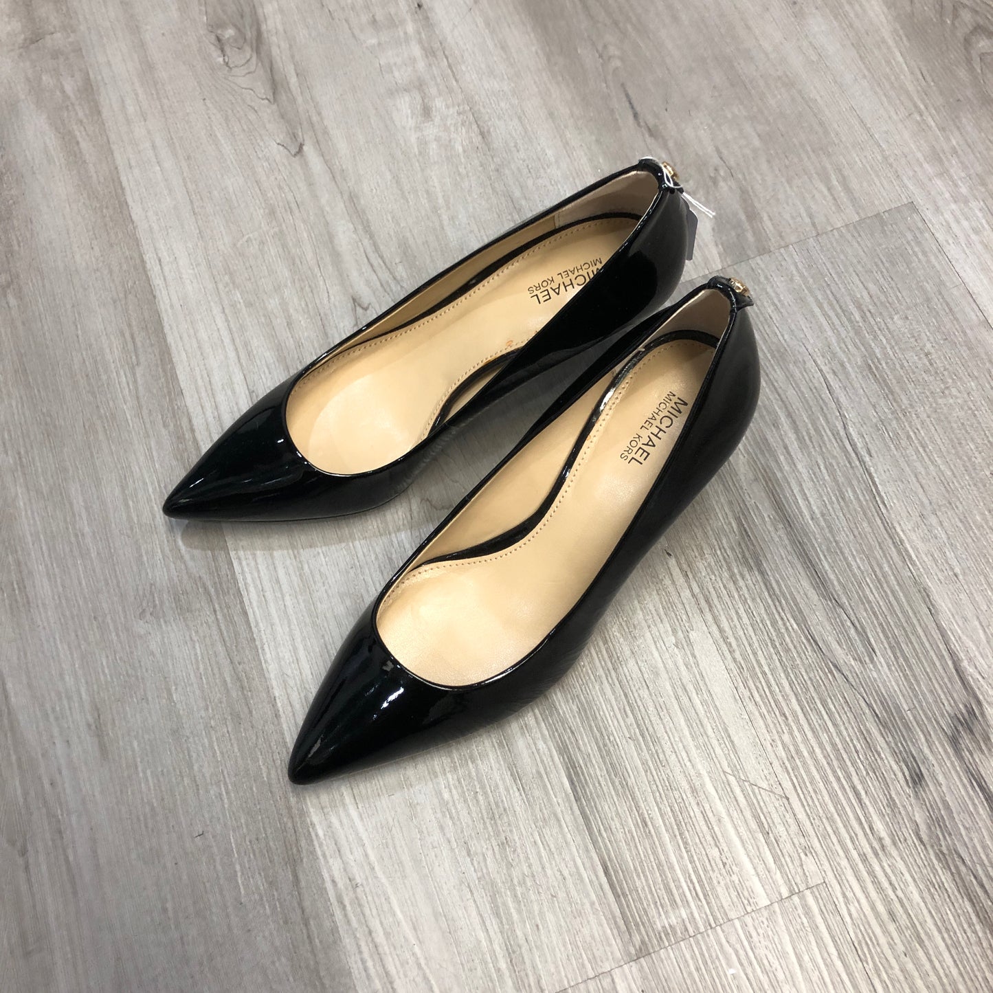 Michael Kors Patent Leather Pointed Toe Pumps 5.5M Black