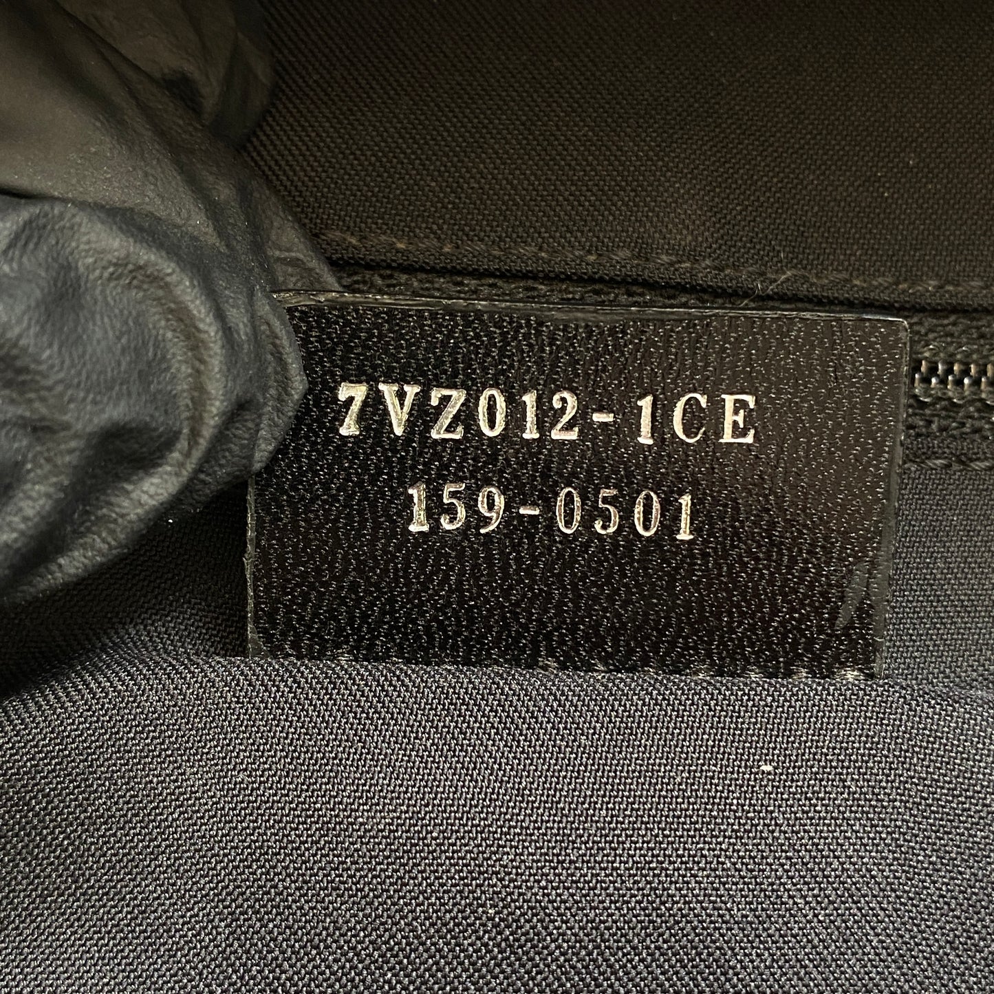 FENDI Black Nylon Monster Eyes Backpack
