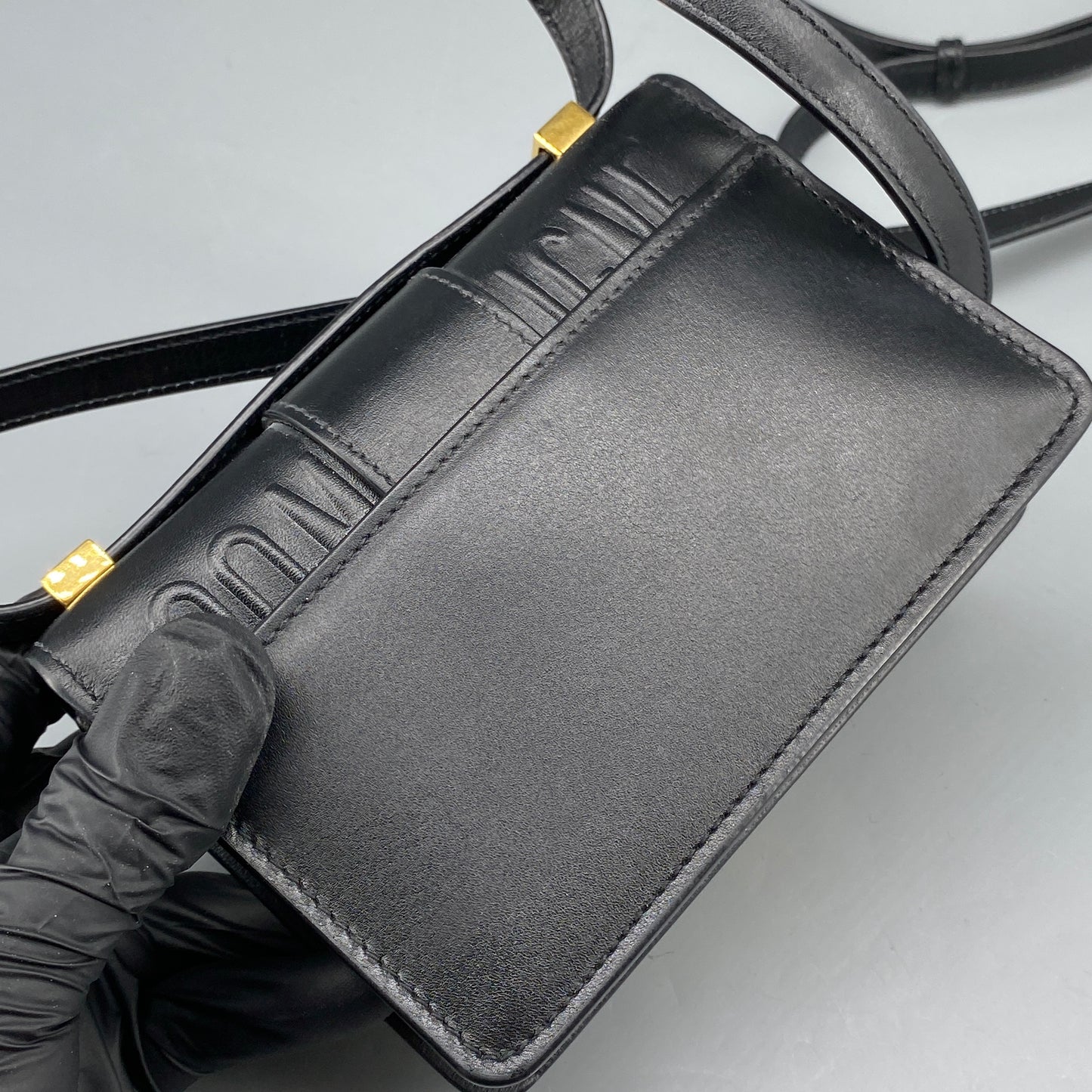 Christian Dior mini Montaigne Box Bag Black