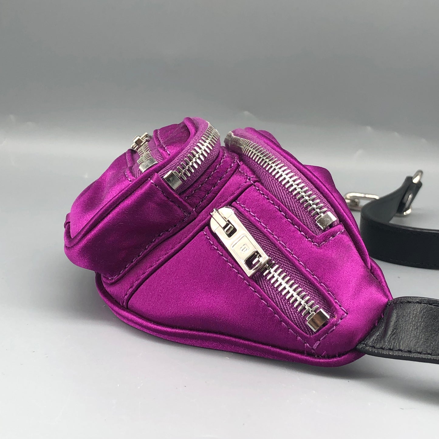 Alexander Wang Fuchsia Satin Waist Crossbody Bag