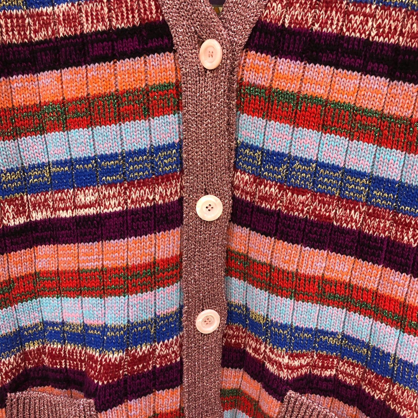 Gucci Multicolor Reversible Cardigan Size S