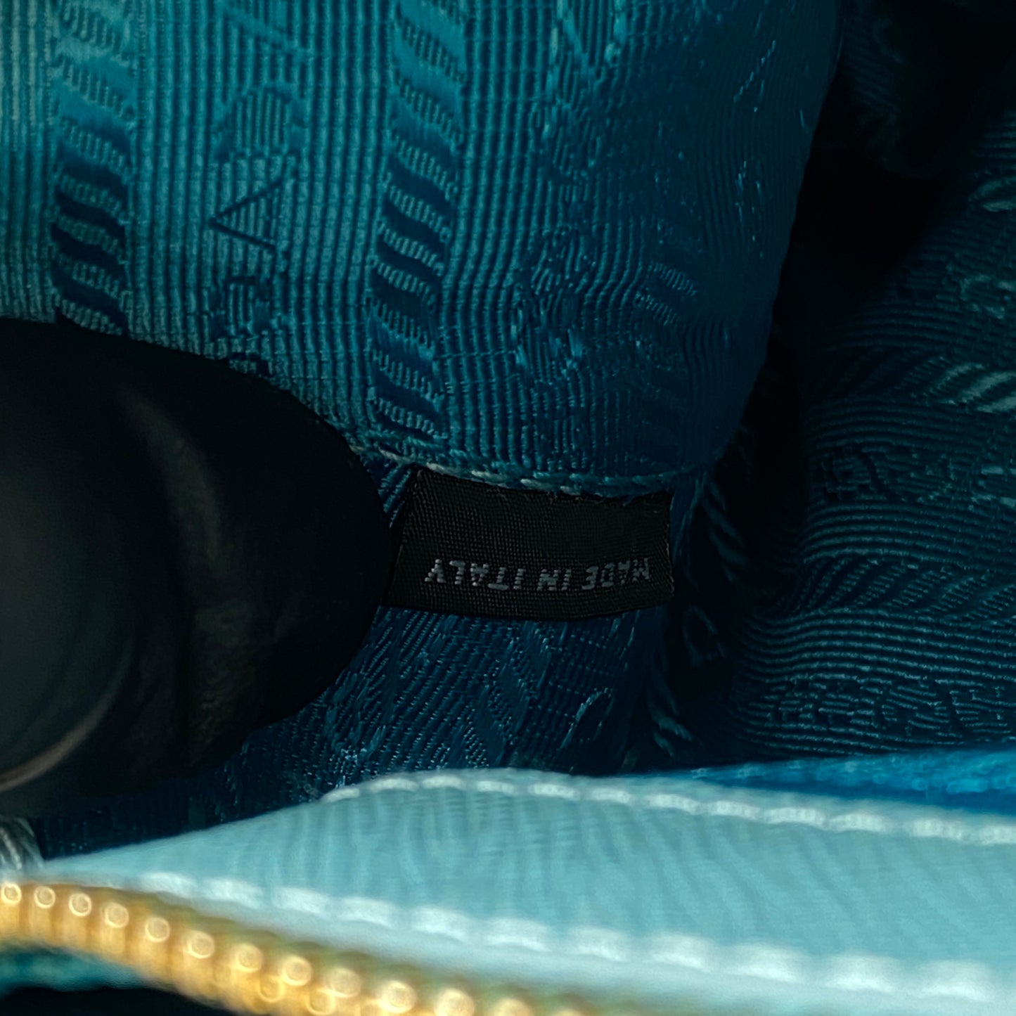Prada Saffiano Tiffany Blue Promenade Handbag