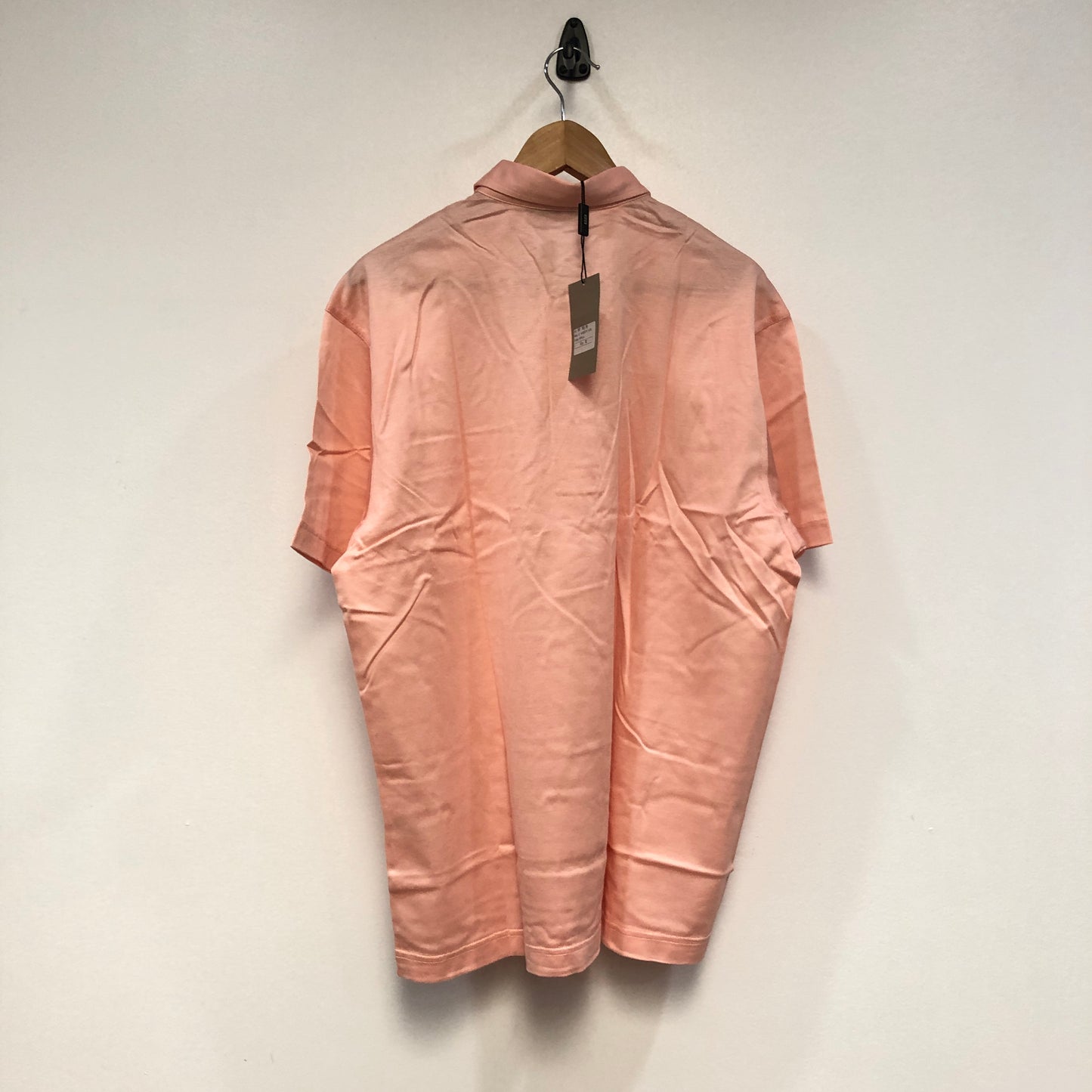 Balenciaga Light Pink Short Sleeve Button Shirt US Size 6
