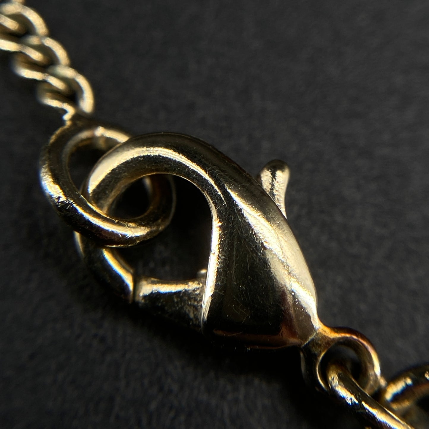Chanel Vintage Gold Mini Quilted Flap Bag Pendant Necklace