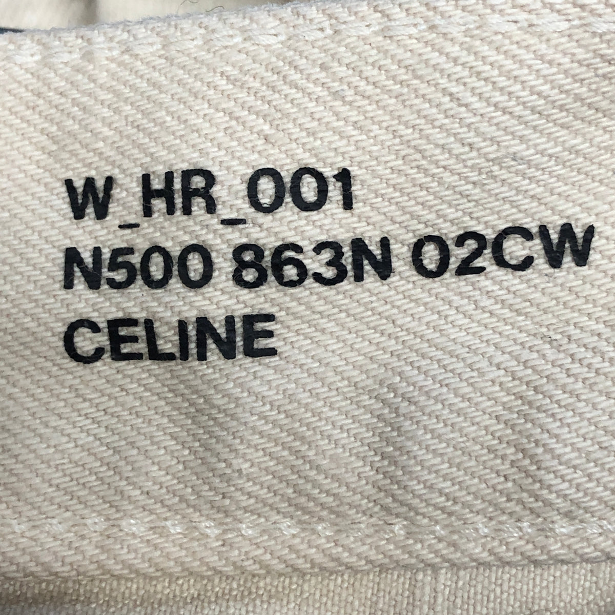 Celine Beige Denim Jeans size 26