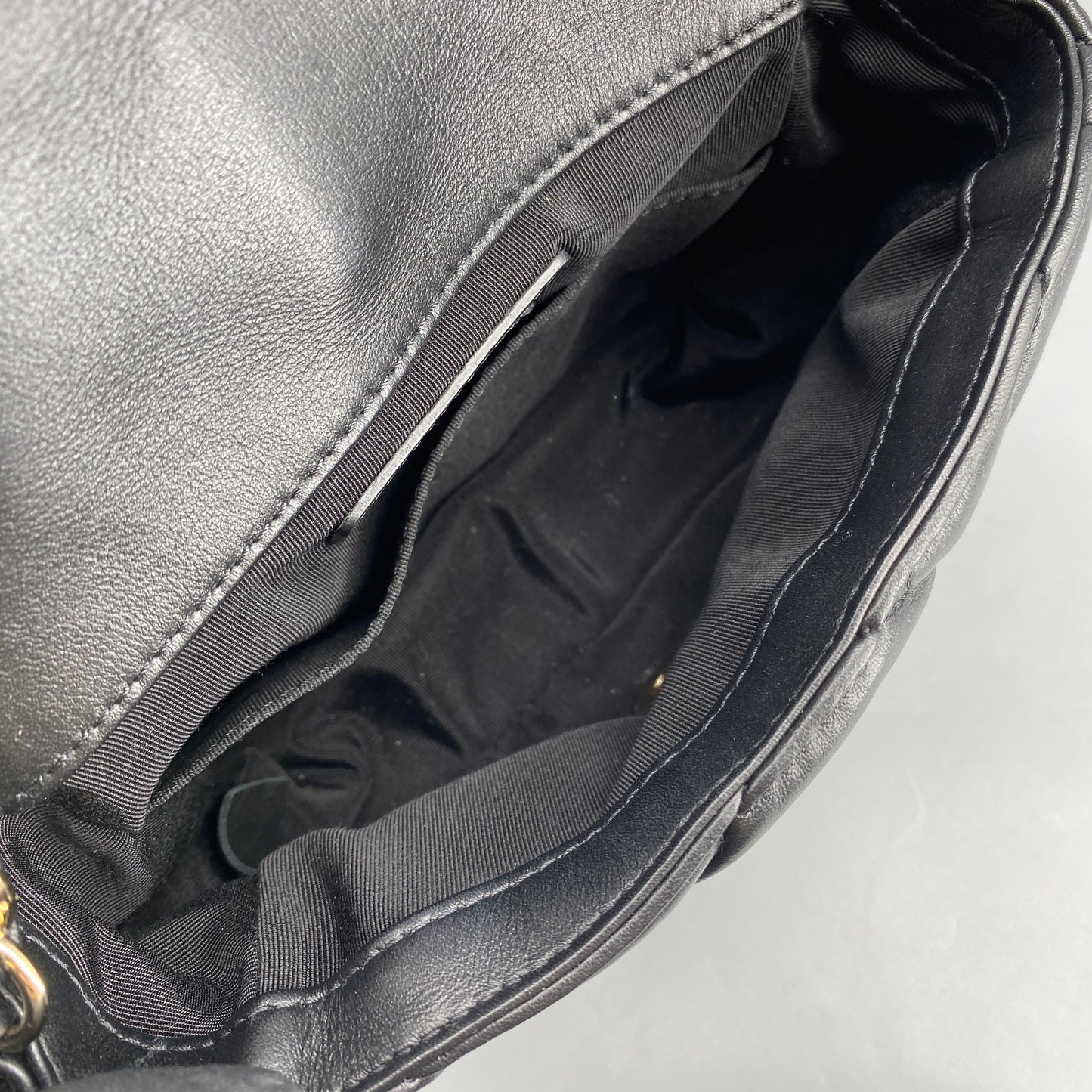 Chanel Black Quilted Bubbly Flap Crossbody Bag