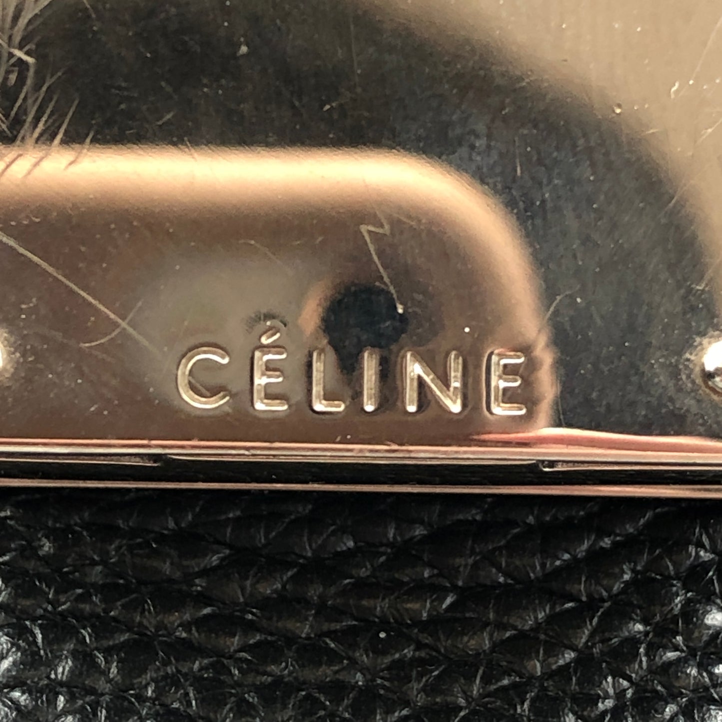 Celine Trapeze Top Handle Bag Black