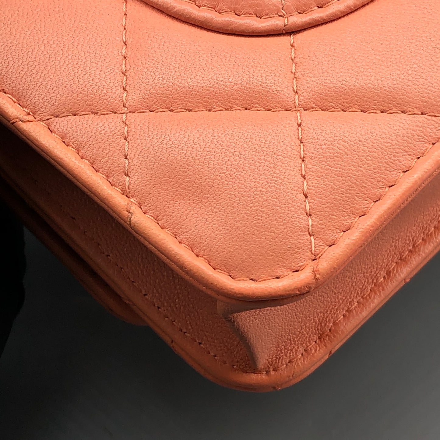Chanel Classic Wallet On Chain Pink Quilted Leather Crossbody Bag