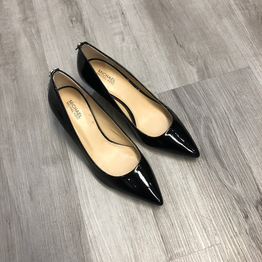 Michael Kors Patent Leather Pointed Toe Pumps 5.5M Black
